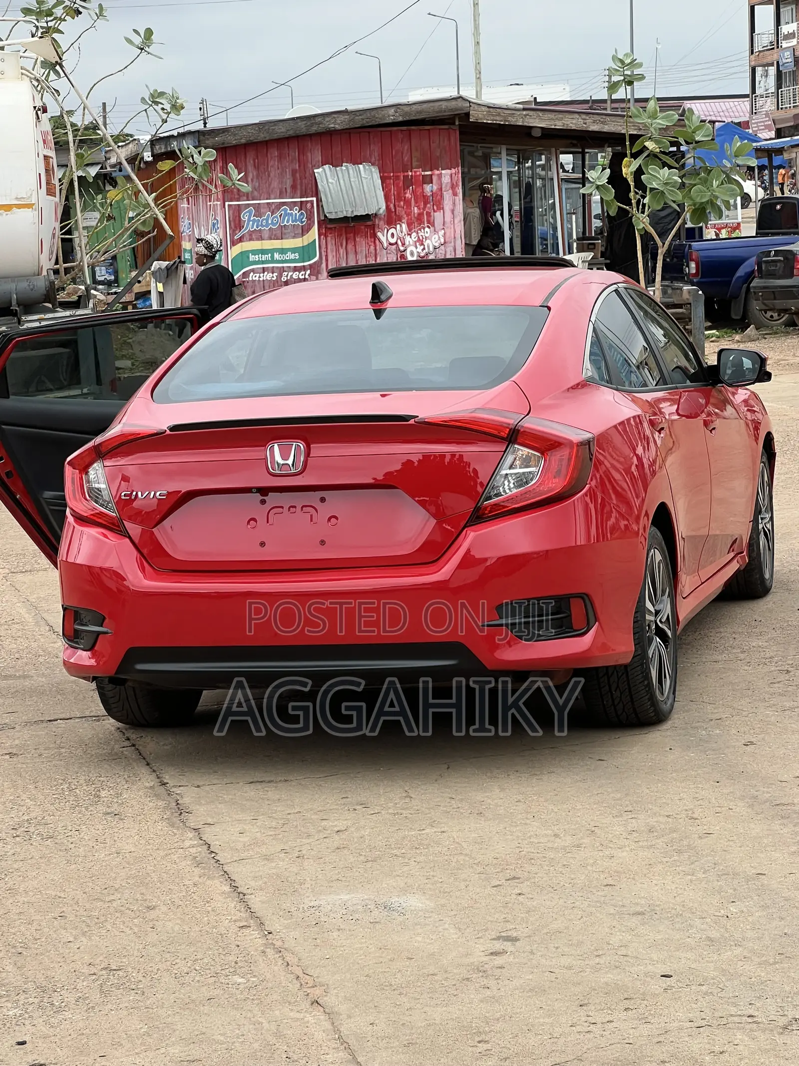 Honda Civic EX 4dr Sedan (1.5L 4cyl) 2016 Red