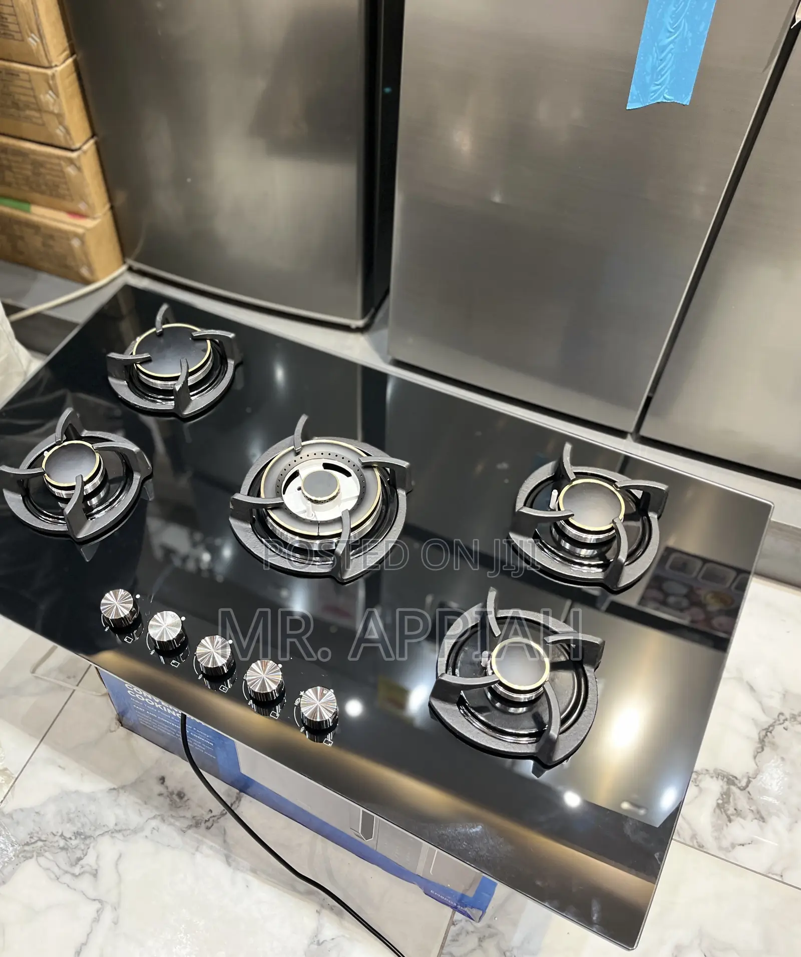 Super Classic Kenwood 90cm Inbuilt 5 Gas Hob(Tempered Glass)