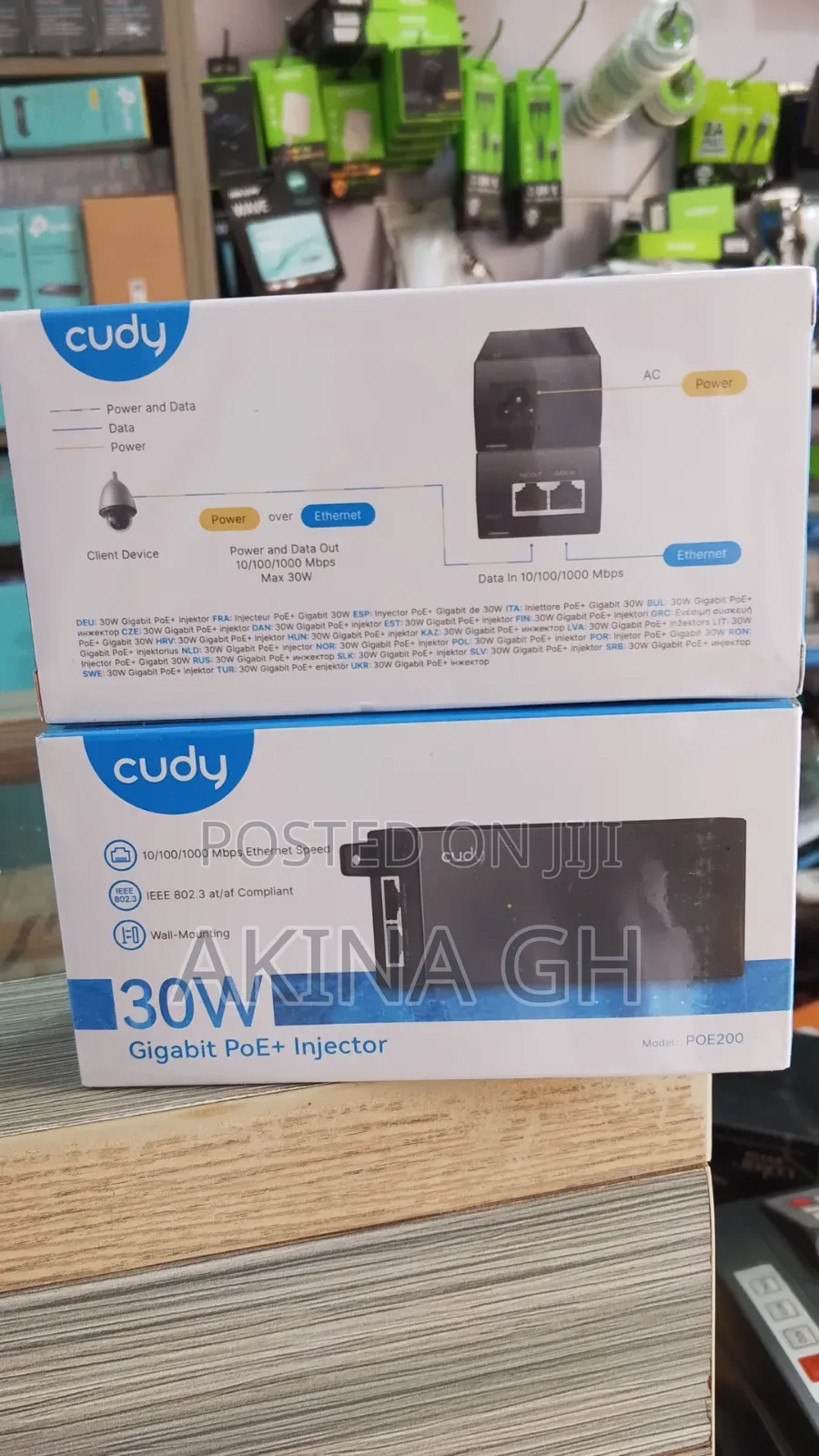 Cudy 30w Gigabit Poe+ Injector/Poe220