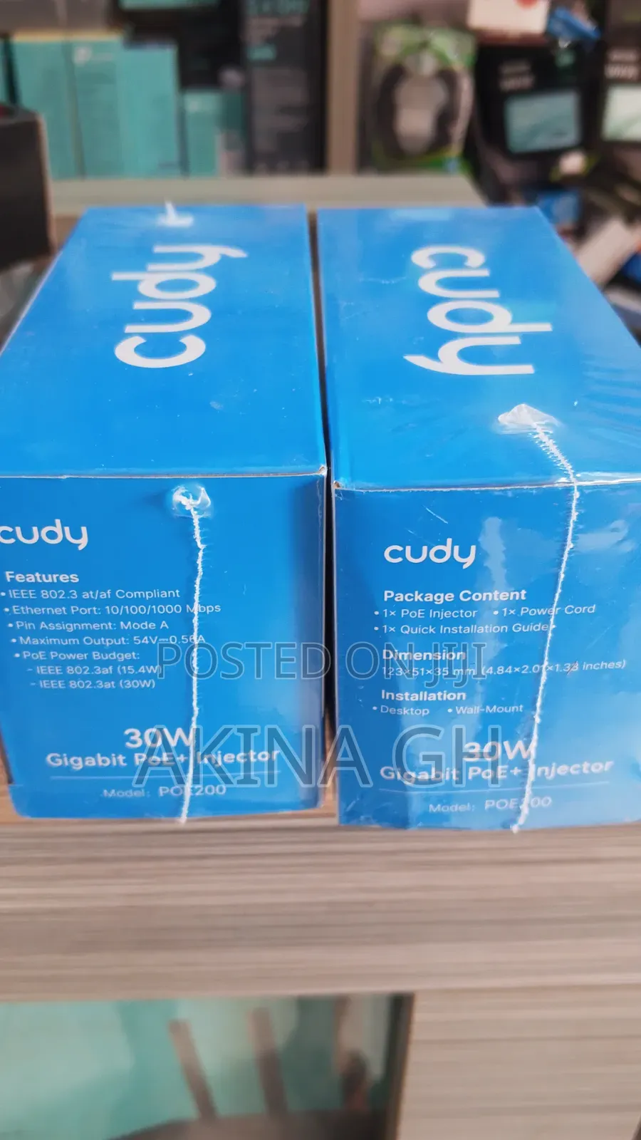 Cudy 30w Gigabit Poe+ Injector/Poe220