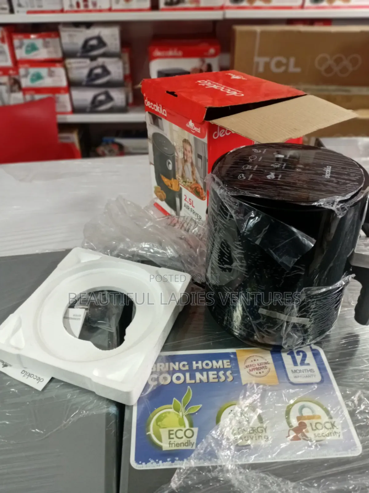 Decakila 2.5l Air Fryer – Non-Stick Basket for Easy Cleaning
