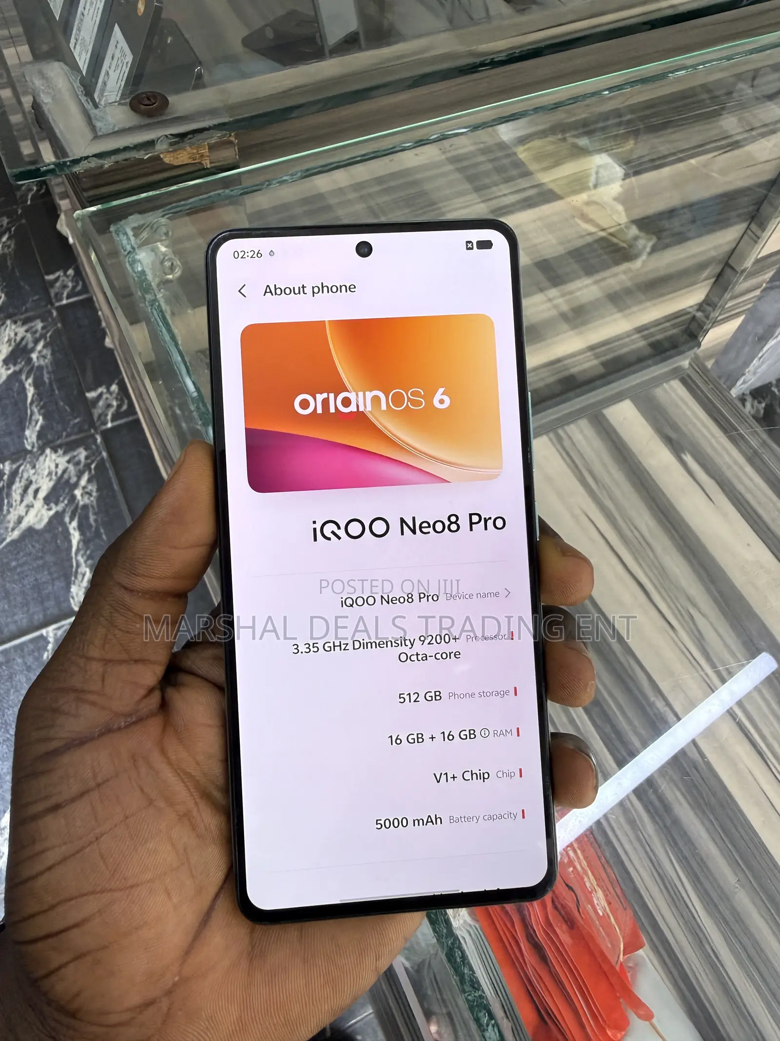 Vivo iQOO Neo8 Pro 512 GB Blue