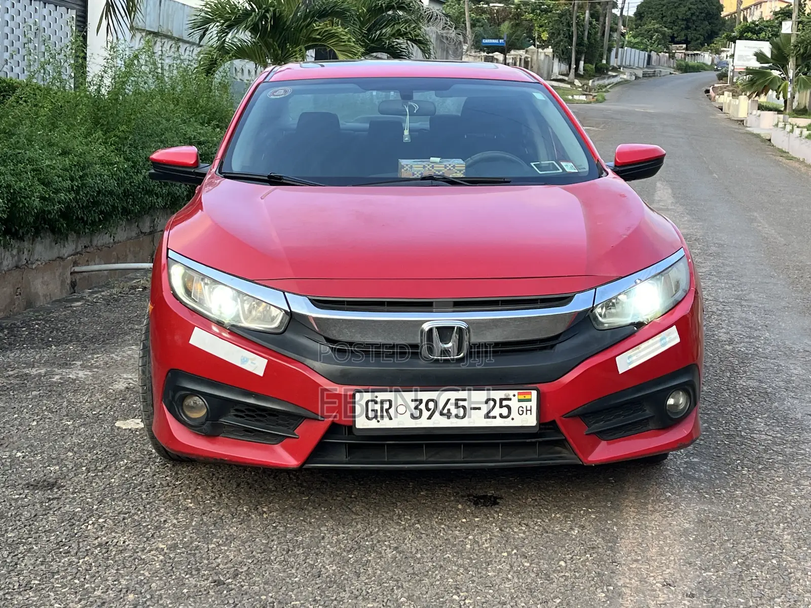 Honda Civic EX 4dr Sedan (1.5L 4cyl) 2016 Red