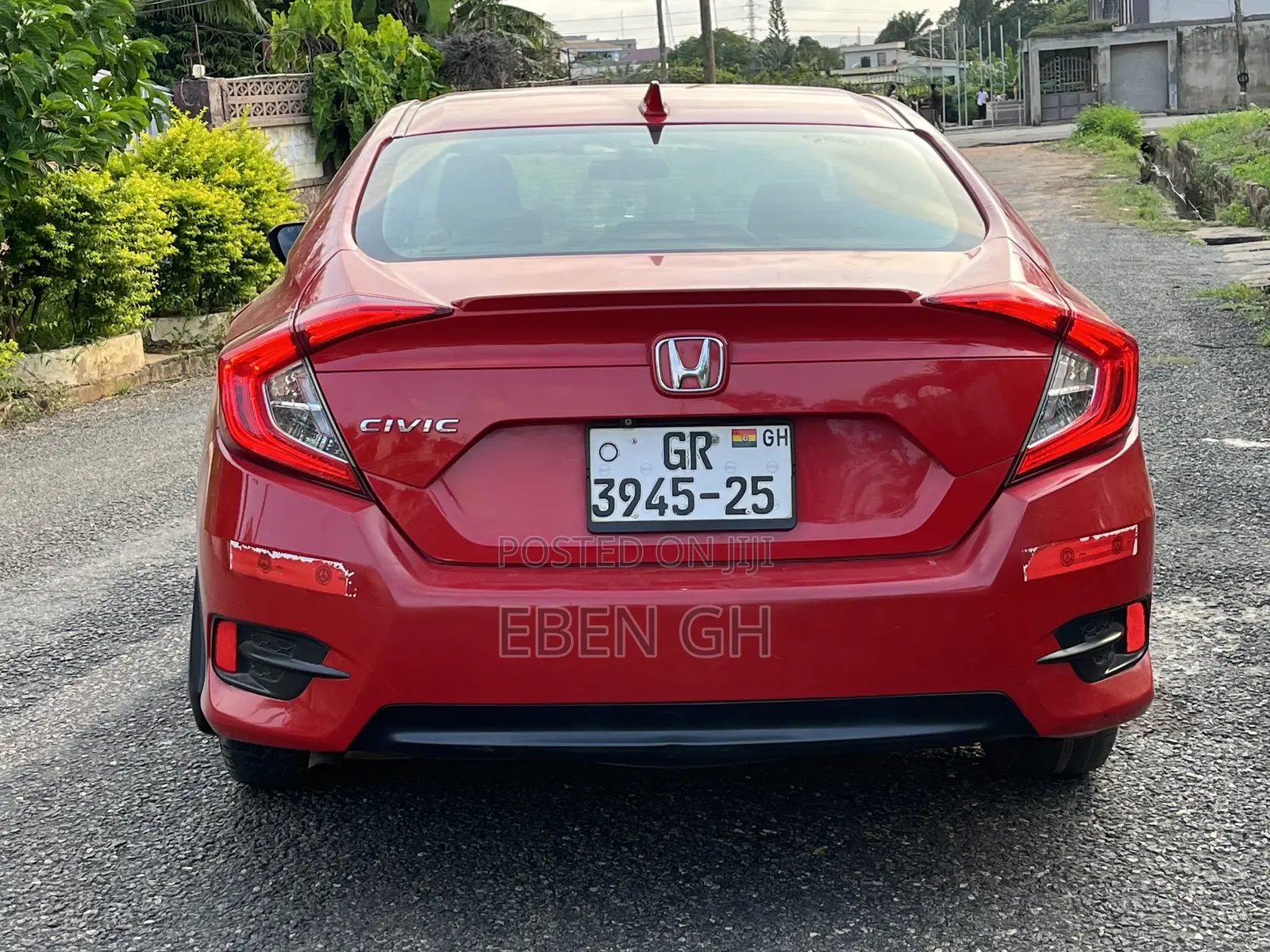 Honda Civic EX 4dr Sedan (1.5L 4cyl) 2016 Red