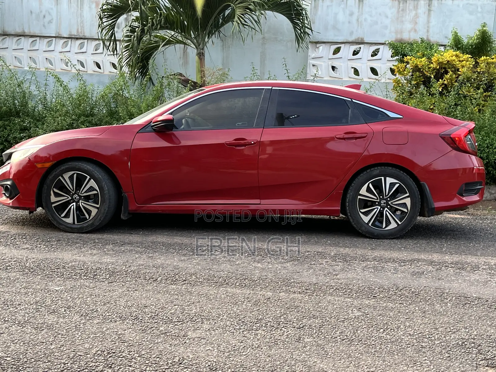 Honda Civic EX 4dr Sedan (1.5L 4cyl) 2016 Red