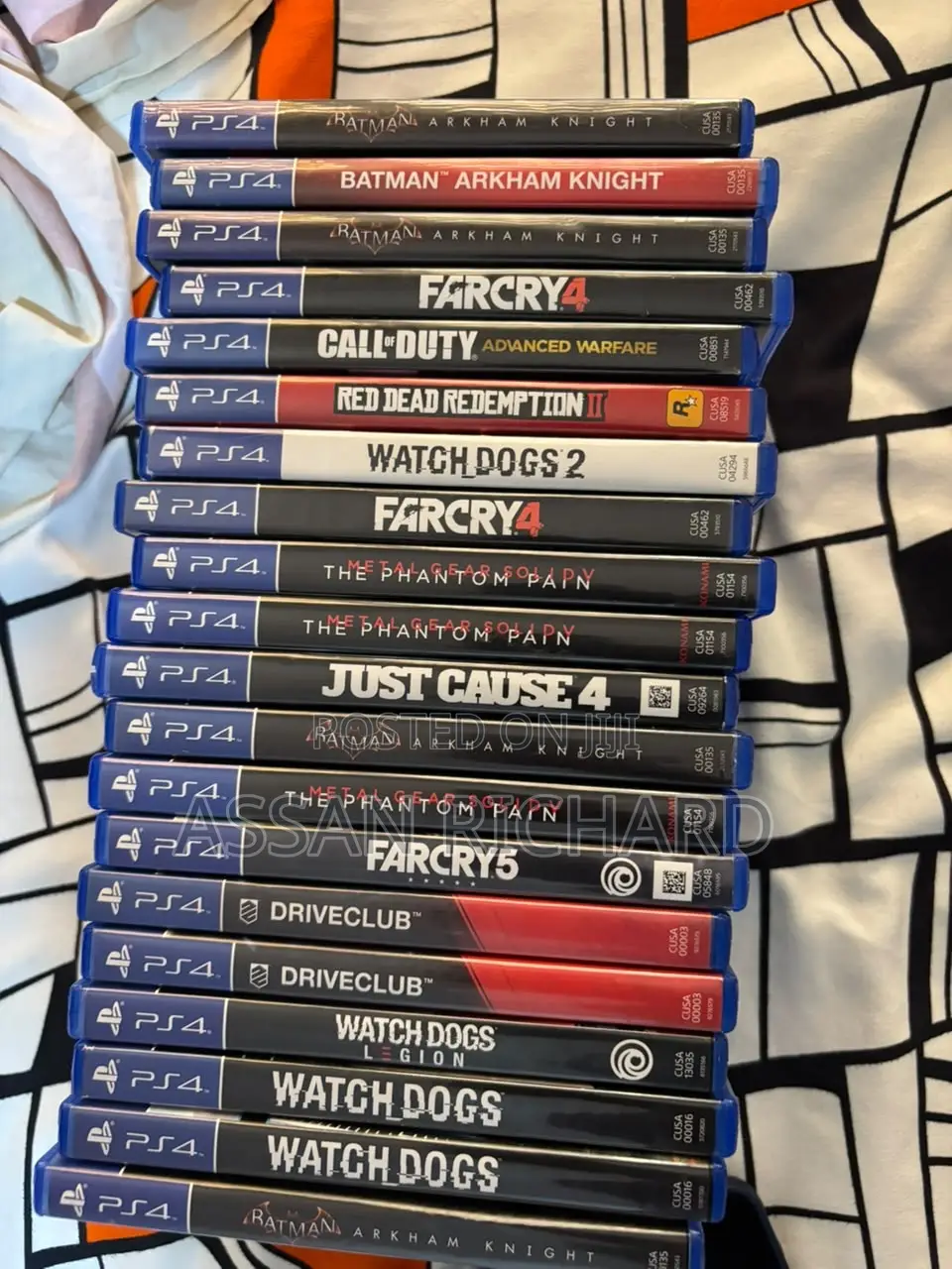 Sealed Playstation 4 Disc Available.