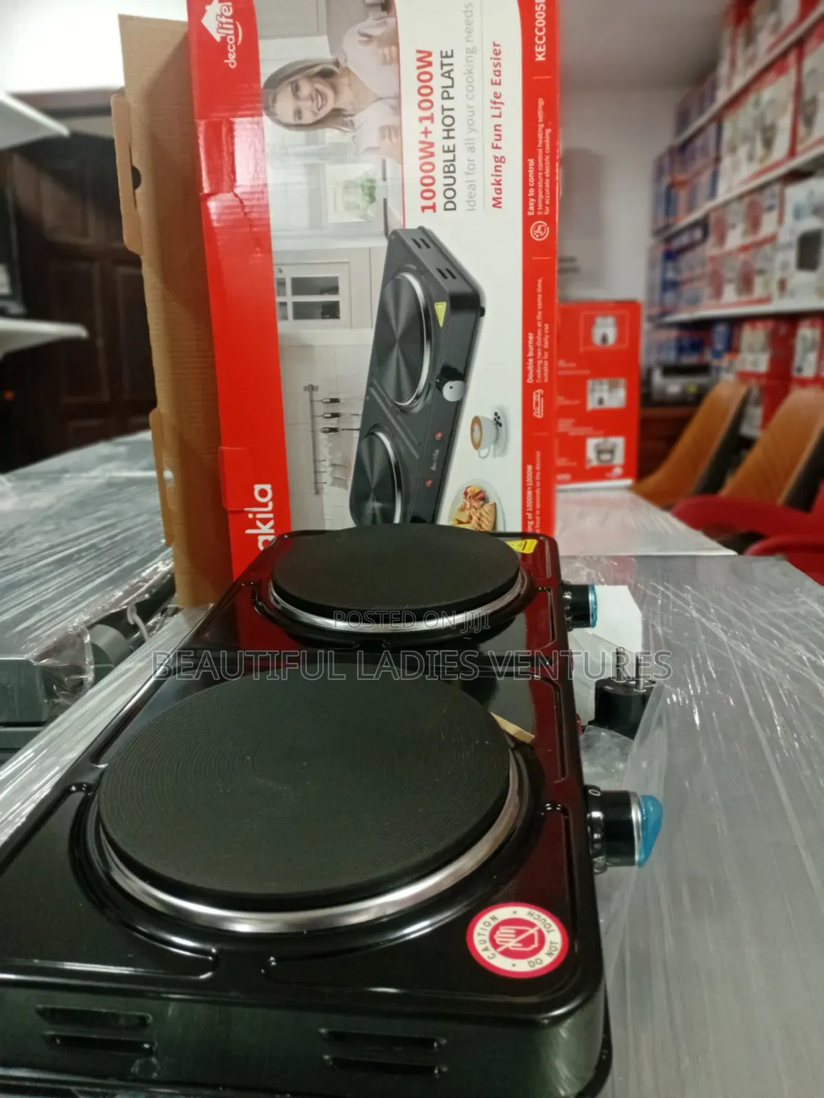 Decakila Double Electric Hot Plate 2000w – Fast Efficient Cooking