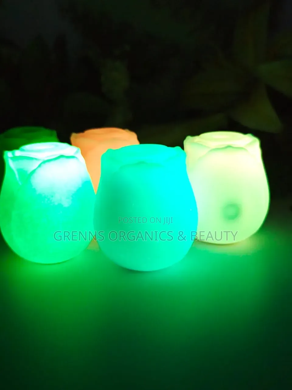 Rose Suction Vibrator Glow in Dark – 5 Colors