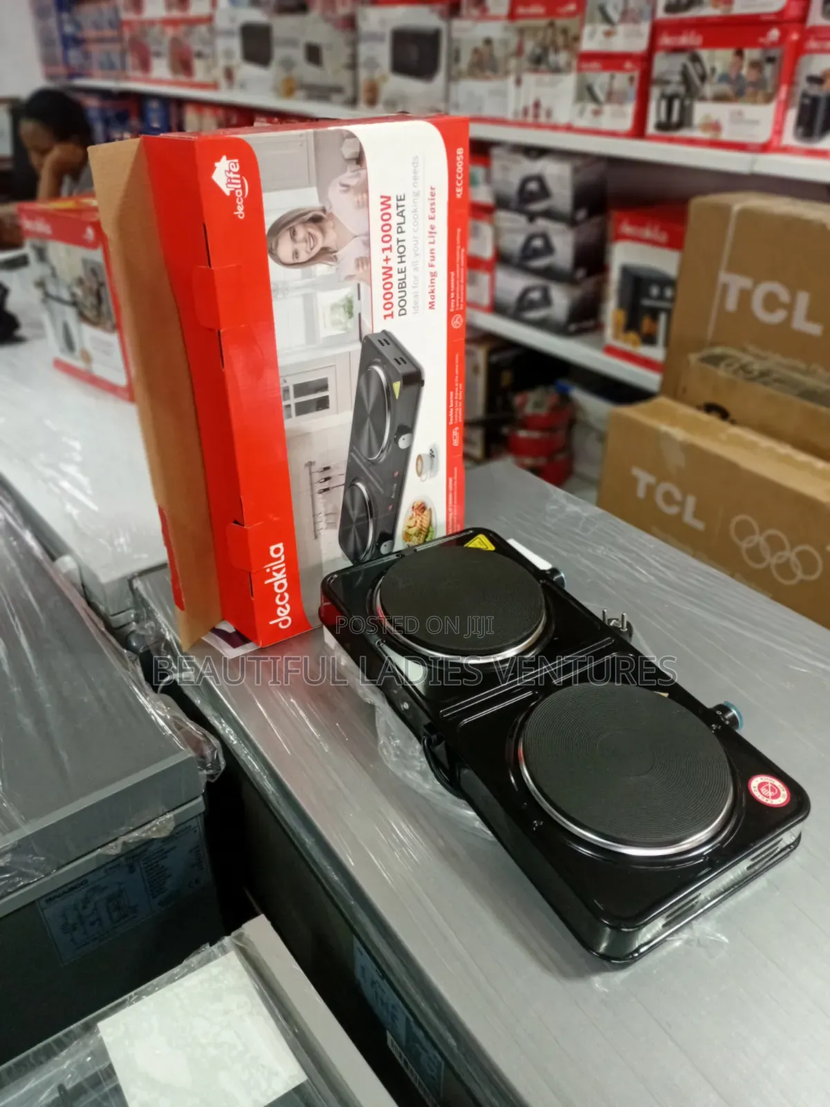 Decakila Twin Electric Hot Plate for Home Office