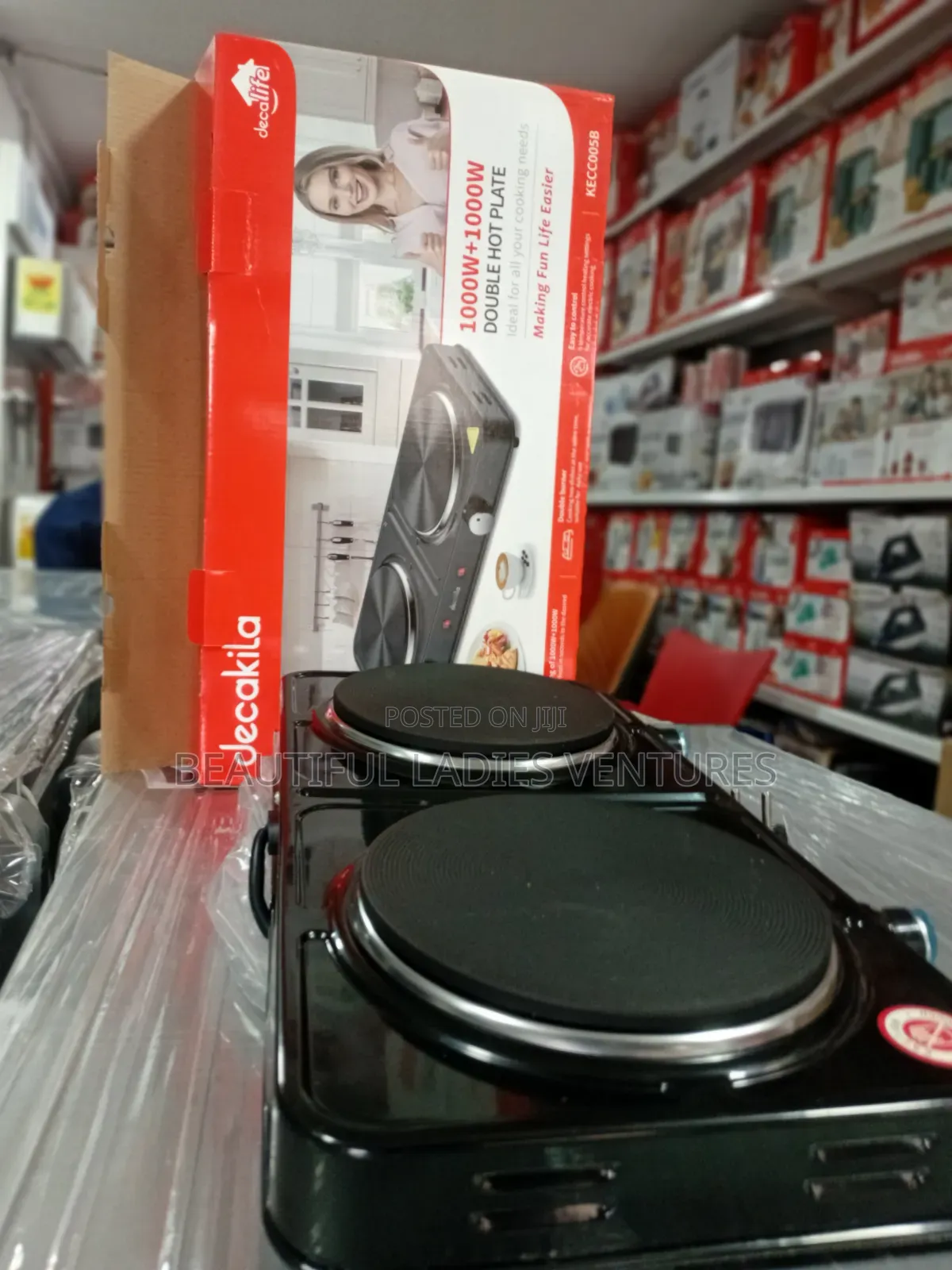 Decakila Dual Burner Electric Stove 2000w