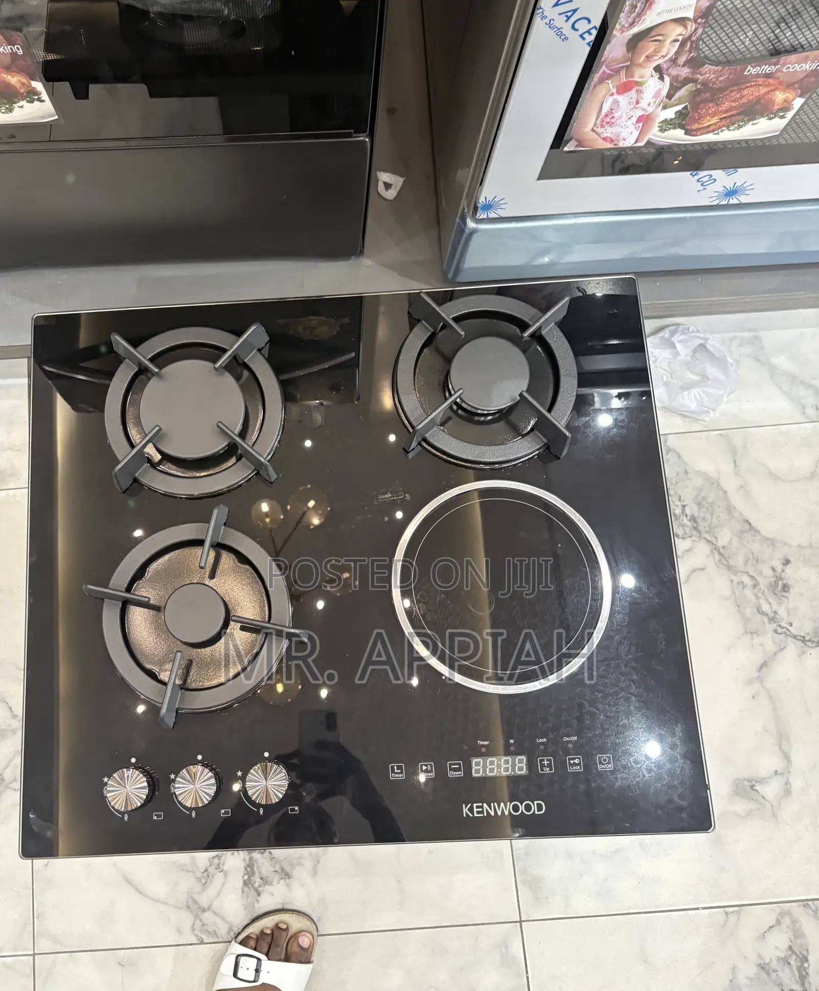 Extremely Affordable Kenwood 3 Gas + 1 Electric Hob 