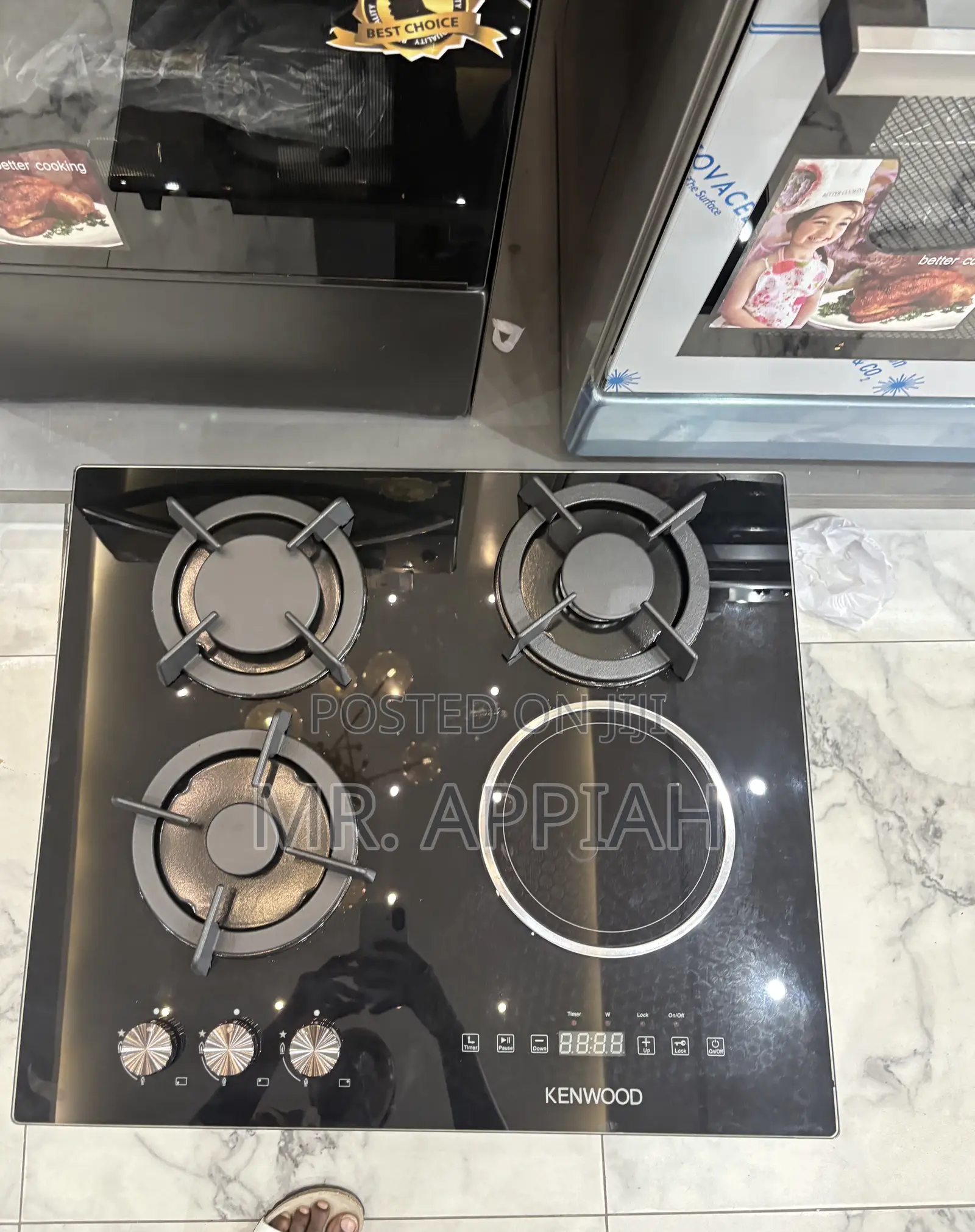 Extremely Affordable Kenwood 3 Gas + 1 Electric Hob 