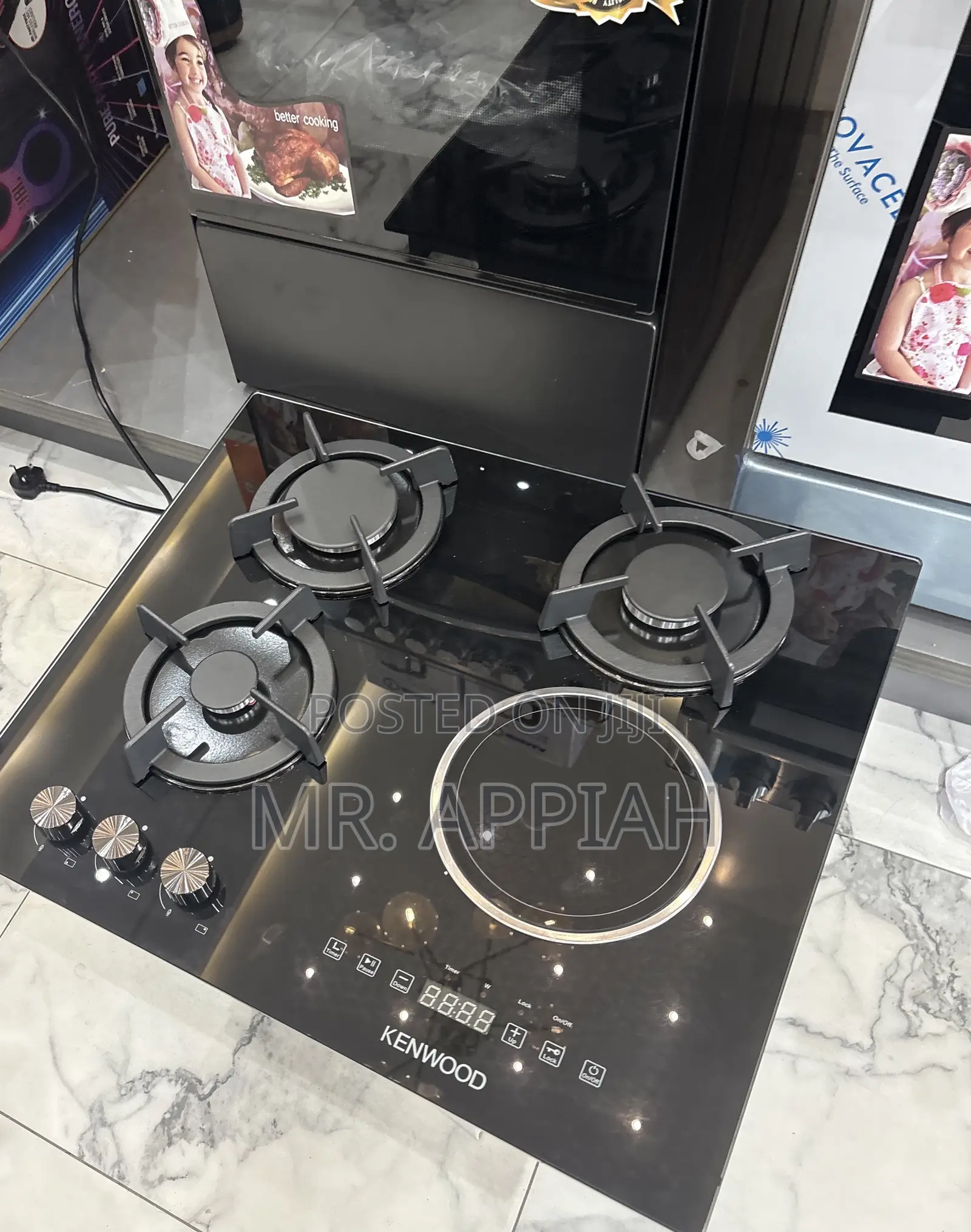 Extremely Classic Kenwood 60cm Built in Hob(Black).