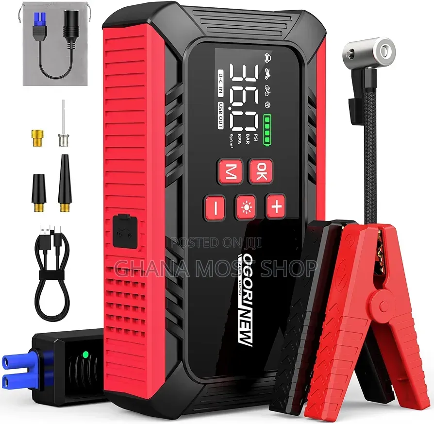 High Power Jump Starter Kit And Power Bank