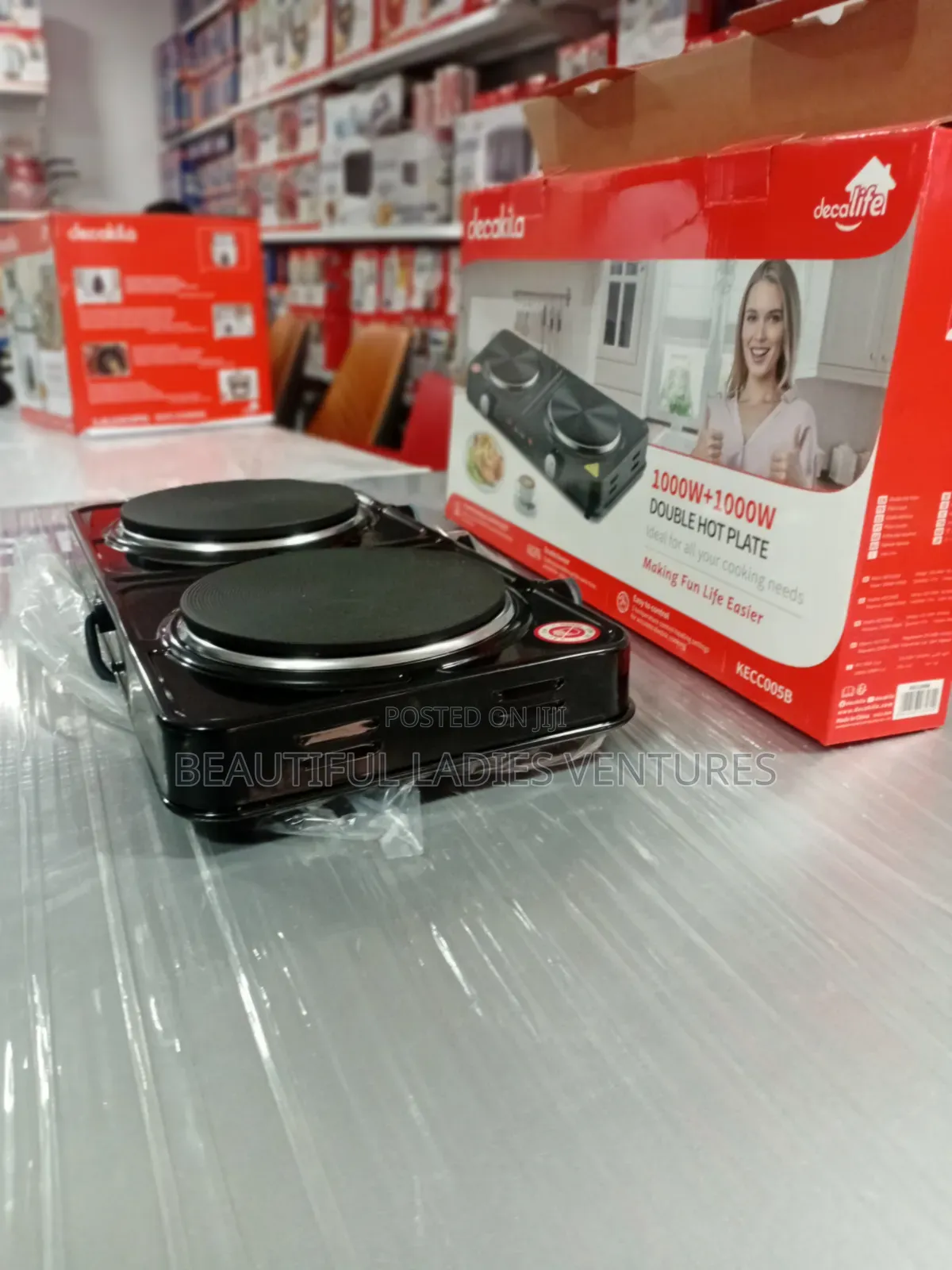 Decakila Electric Cooking Plate for Fast Meals