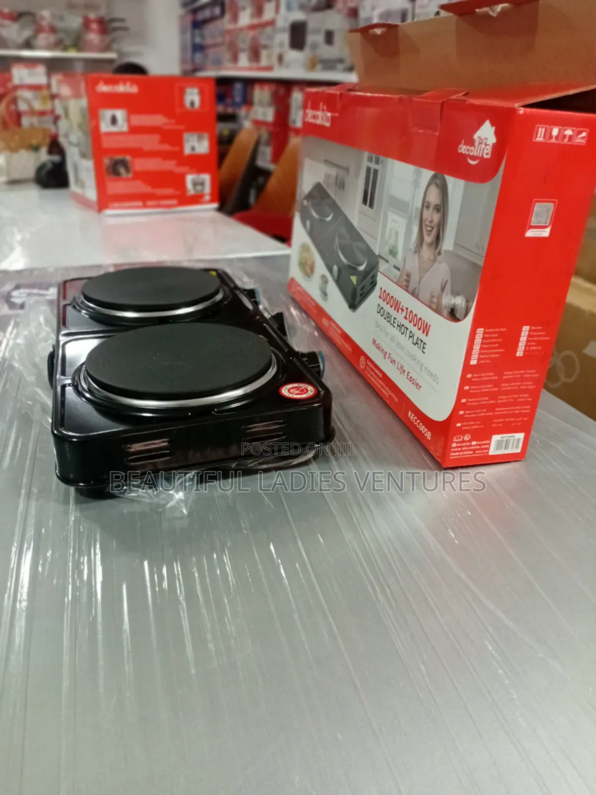 Decakila Electric Cooking Plate for Fast Meals
