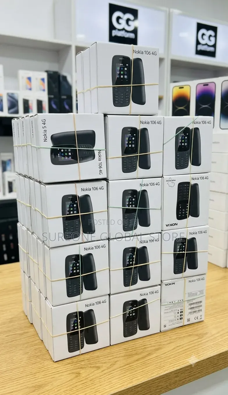 New Nokia 106 Black