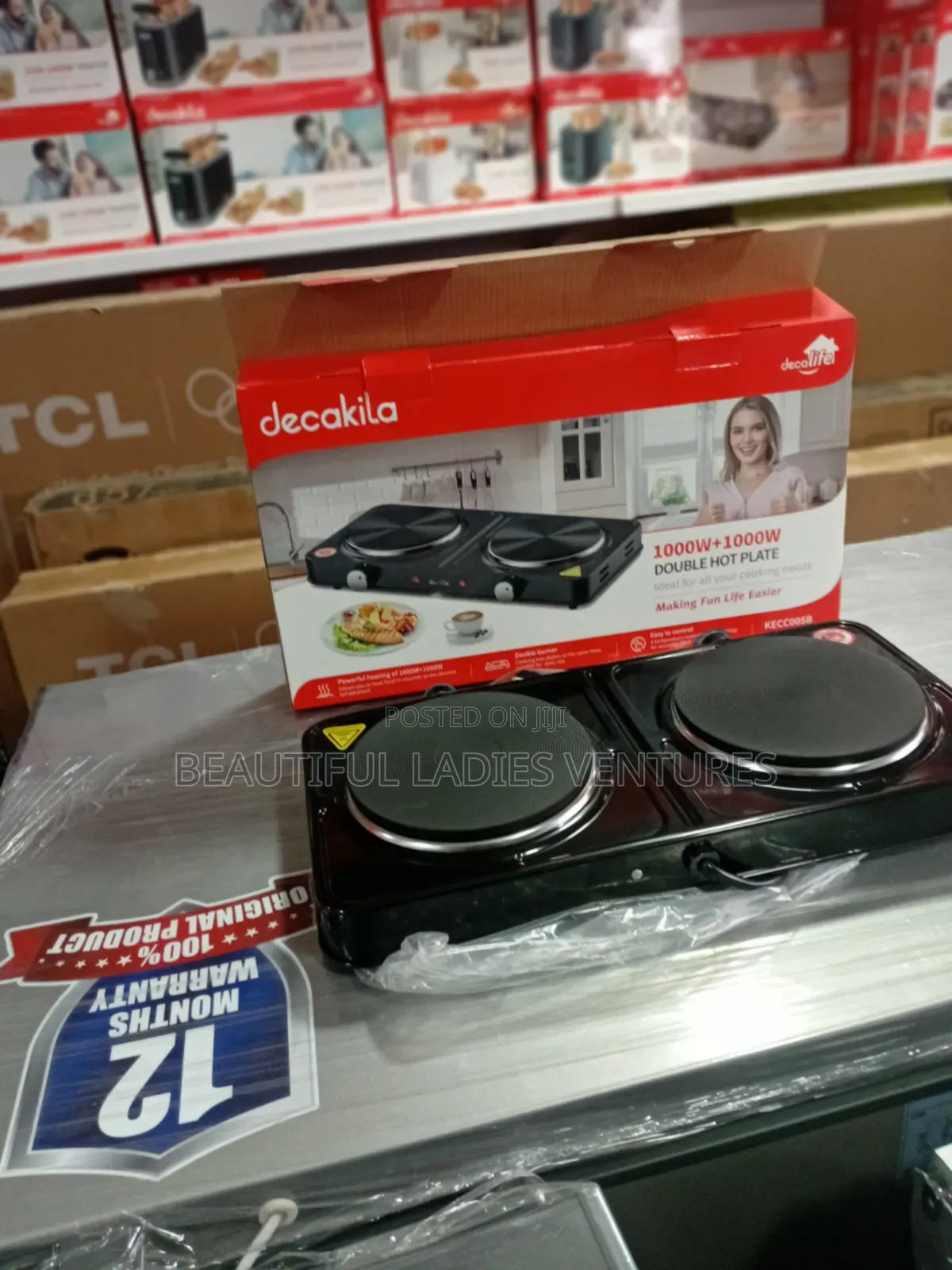 Decakila Double Plate Cooker – Safe Reliable