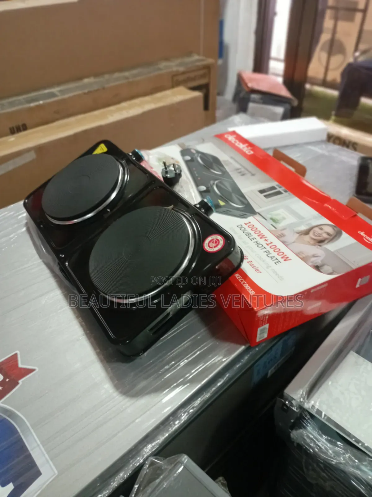 Decakila Electric Stove With Two Heating Plates
