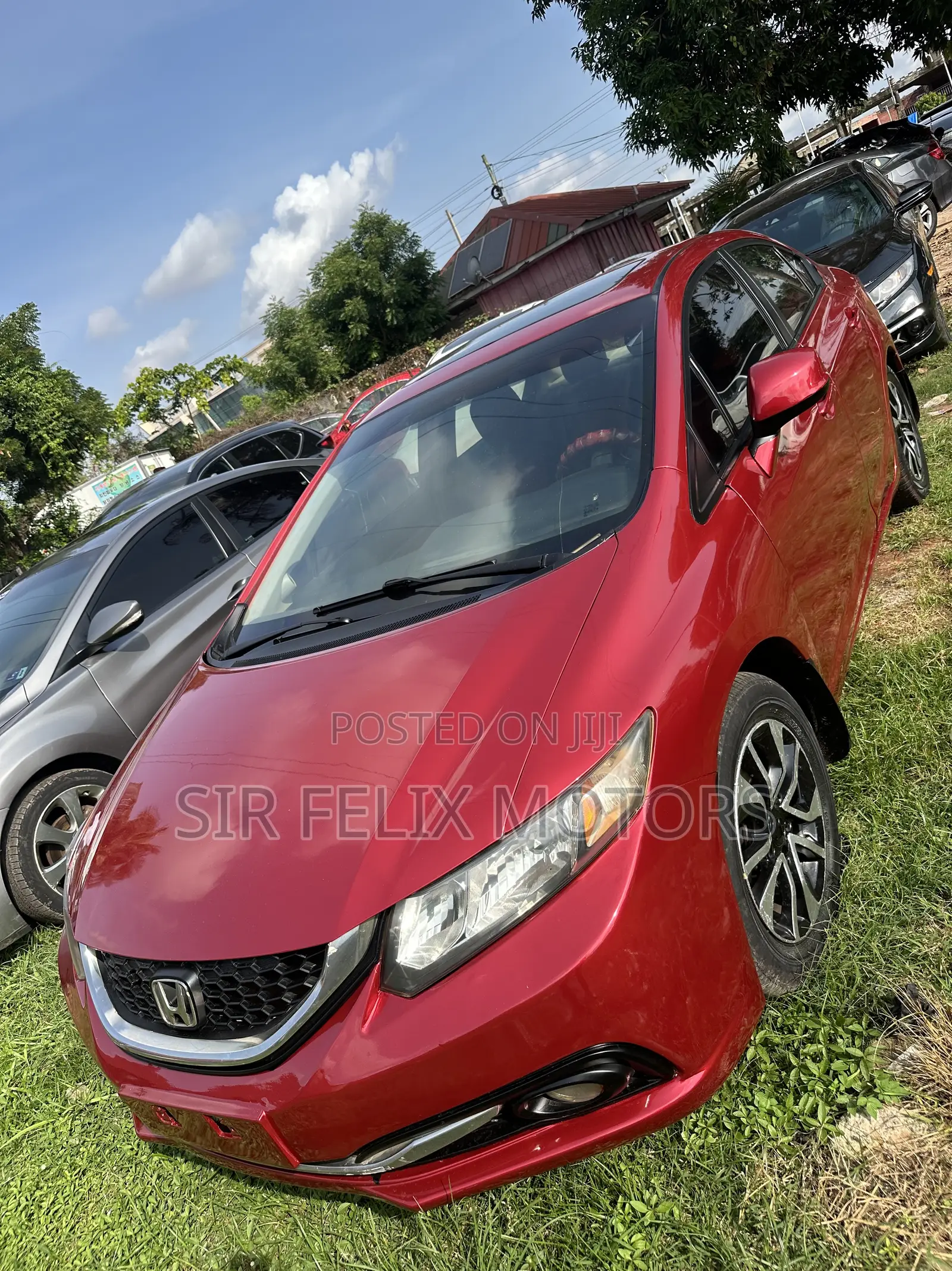 Honda Civic EX 4dr Sedan (1.8L 4cyl CVT) 2015 Red