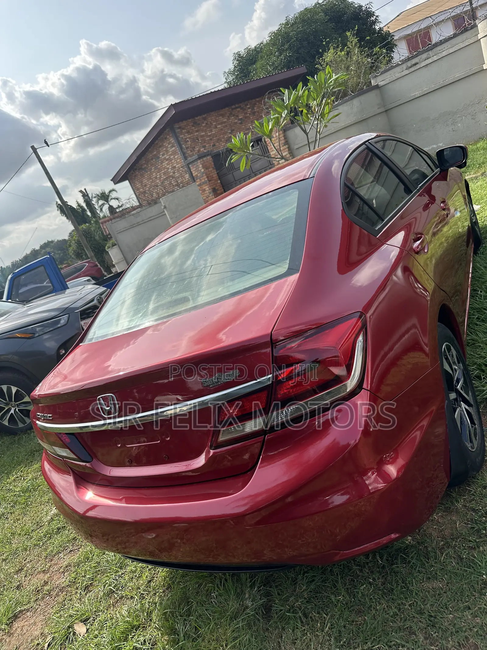 Honda Civic EX 4dr Sedan (1.8L 4cyl CVT) 2015 Red
