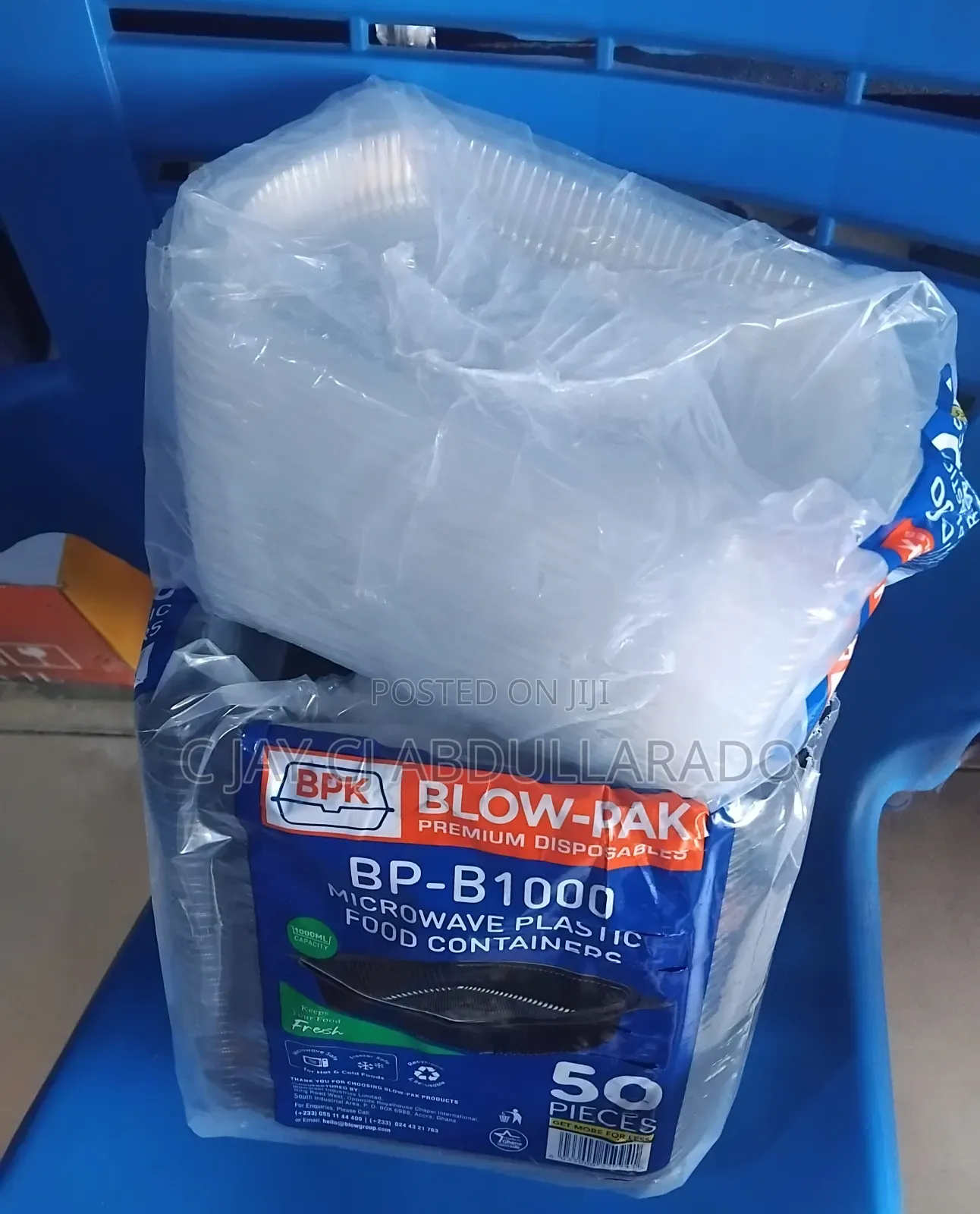 Folding Take Away Blow - Pak 50 Pieces Inpact