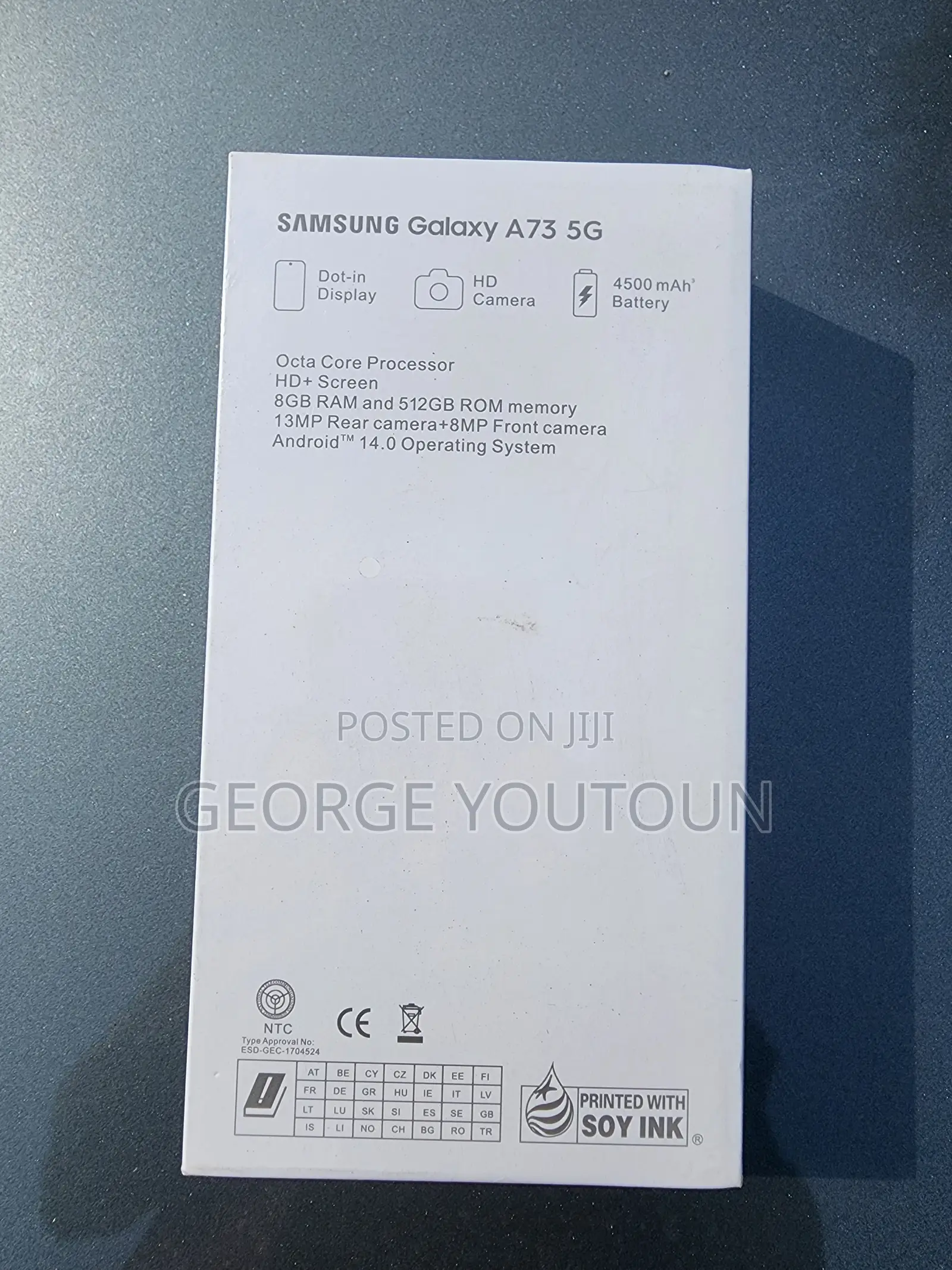 New Samsung Galaxy A73 5G 256 GB Black