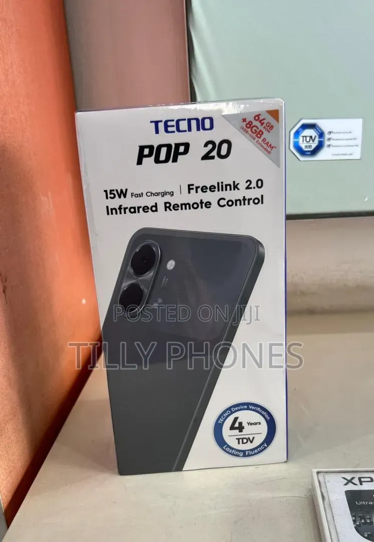 New Tecno Pop 20 64 GB Black
