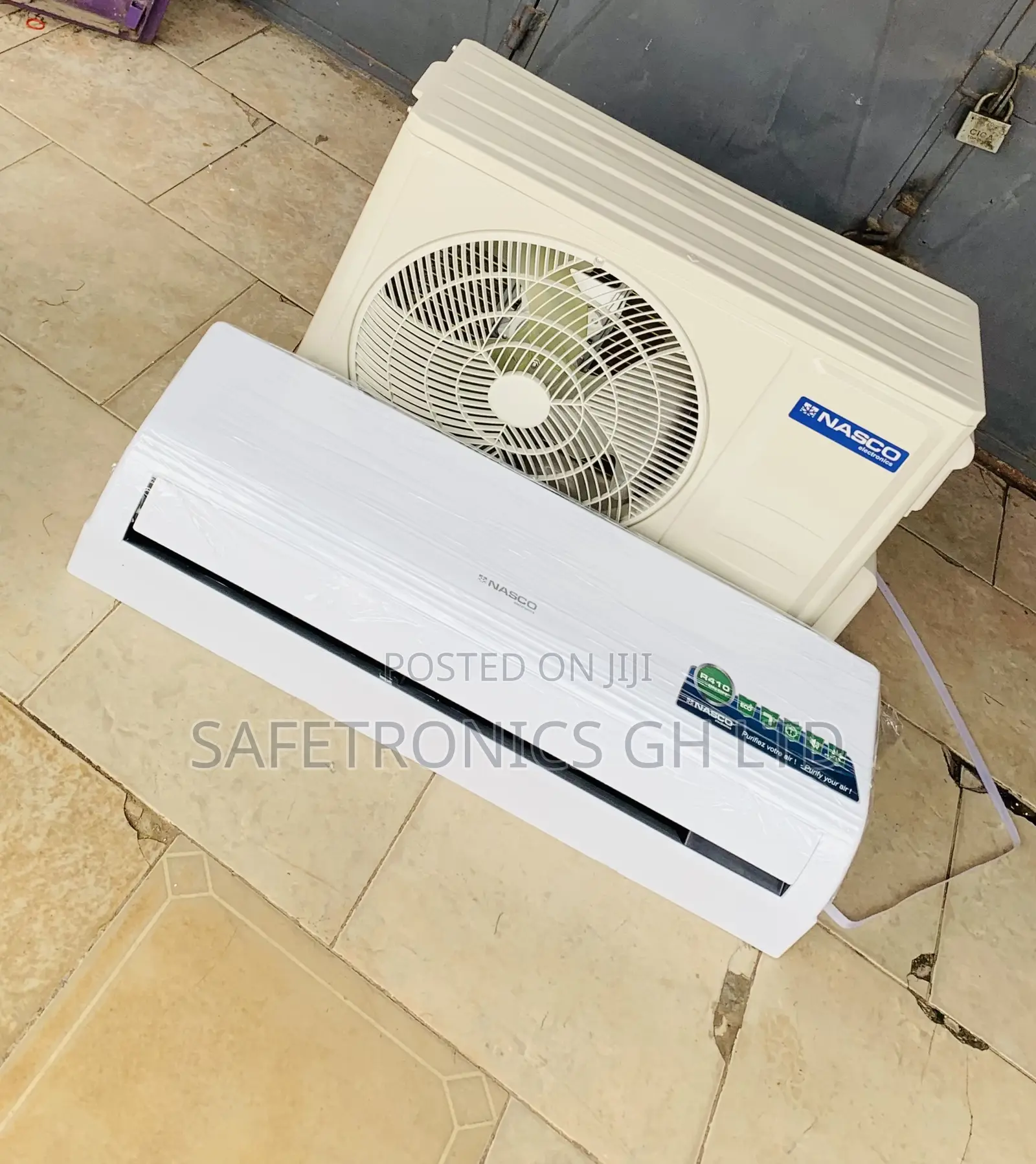Exclusive White Nasco 1.5hp Split Air Conditioner Na12sco R410 Gas