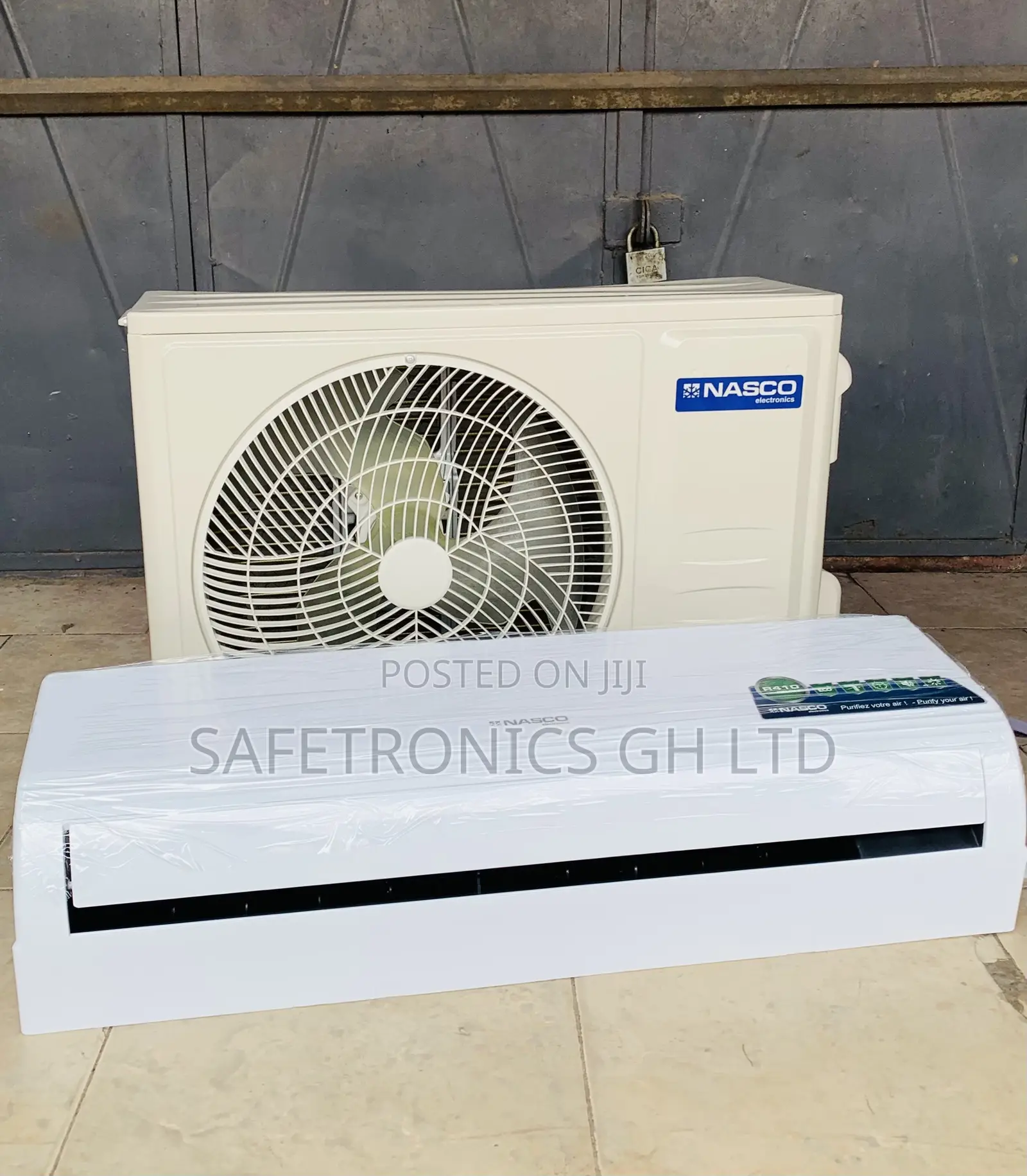 Newly Approved Nasco 2.0hp Split Air Conditioner R410 Gas ( Nas-T18n1)