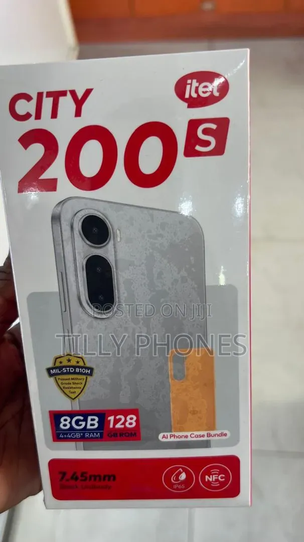 New Itel City 200 128 GB Black