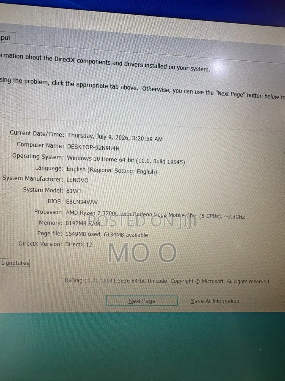 Laptop Lenovo Ideapad 3 8GB AMD Ryzen 7 SSD 256GB