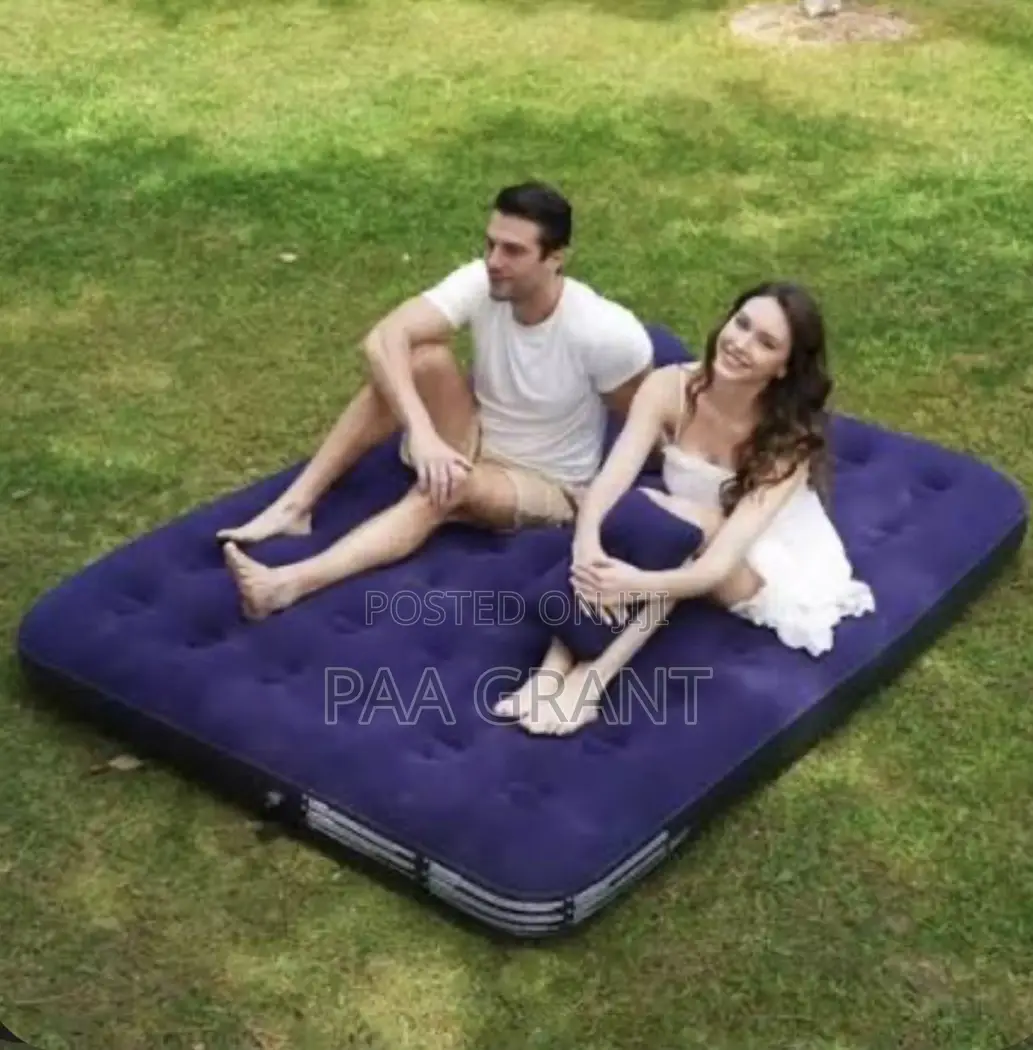 Perfect for Home Travel (Single Size Air Mattress Plus Free Pump