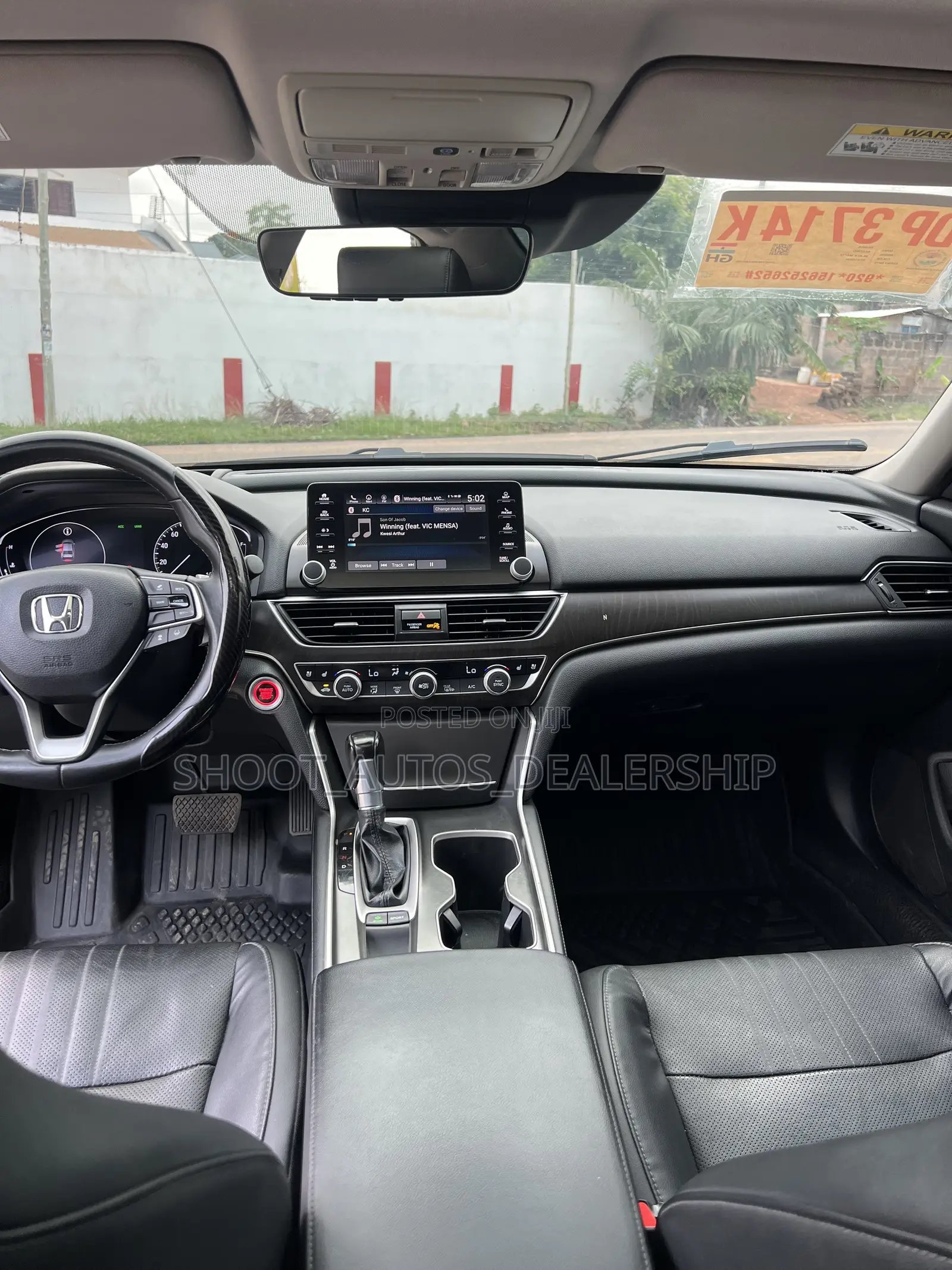 Honda Accord Touring 2018 Gray