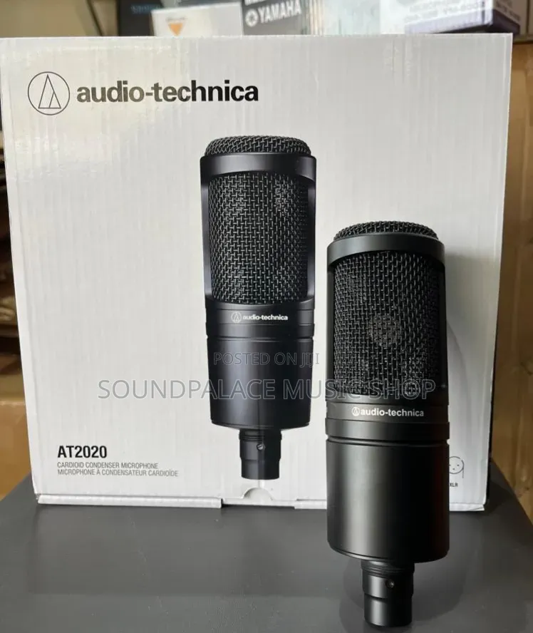 Audio-Technica At2020 Cardioid Condenser Studio Microphone