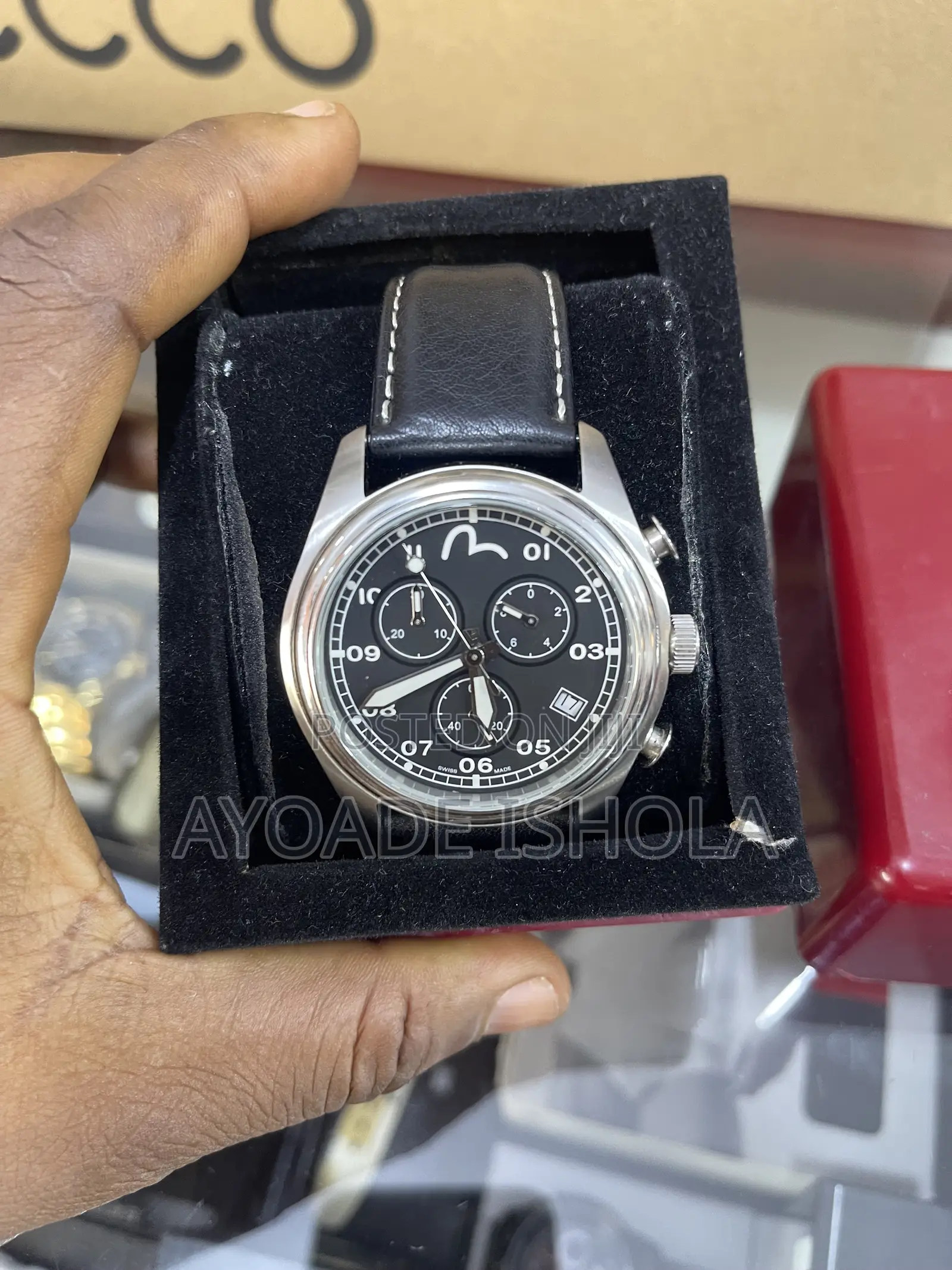 Evisu Swiss Made Chronograph Watch Watch Is Discontinued