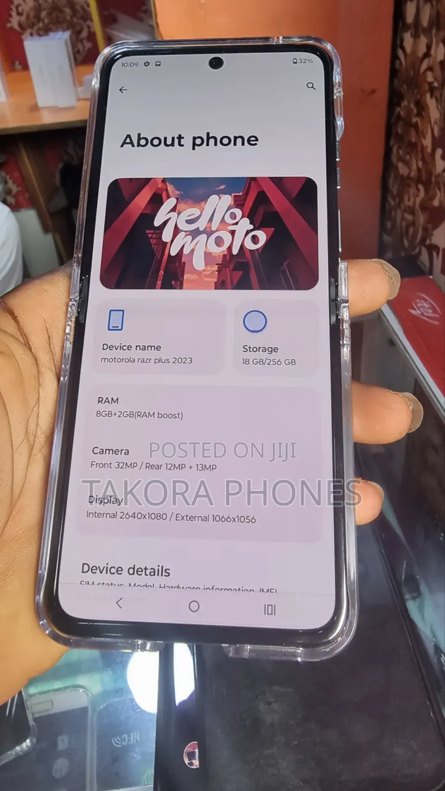 New Motorola Razr 40 Ultra 256 GB Gray