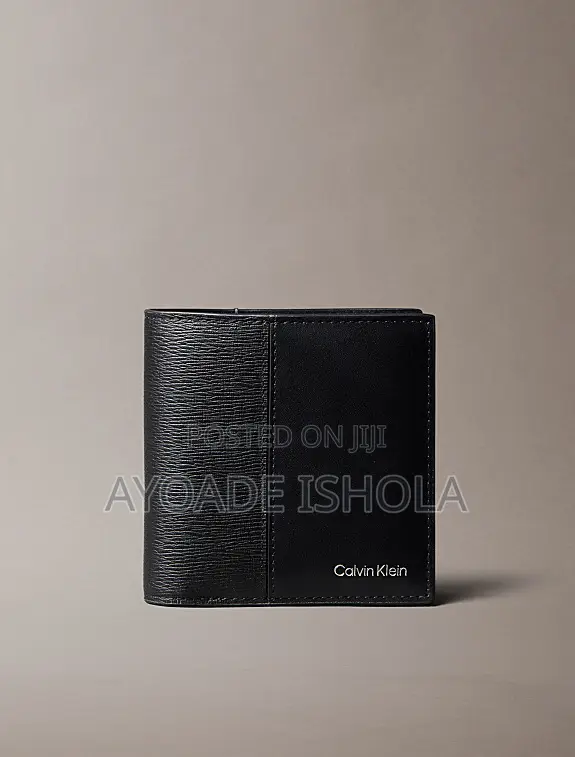 Calvin Klein Leather Slim Rfid Trifold Wallet