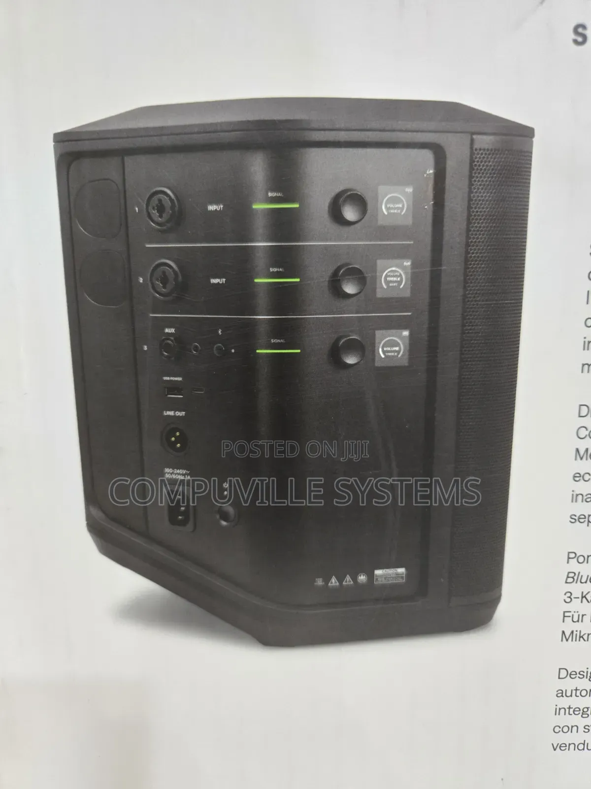 Bose S1 Pro + Pa System
