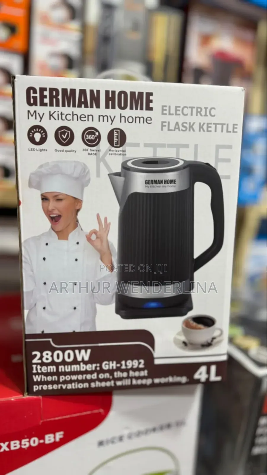 German Home Kettle 4liters