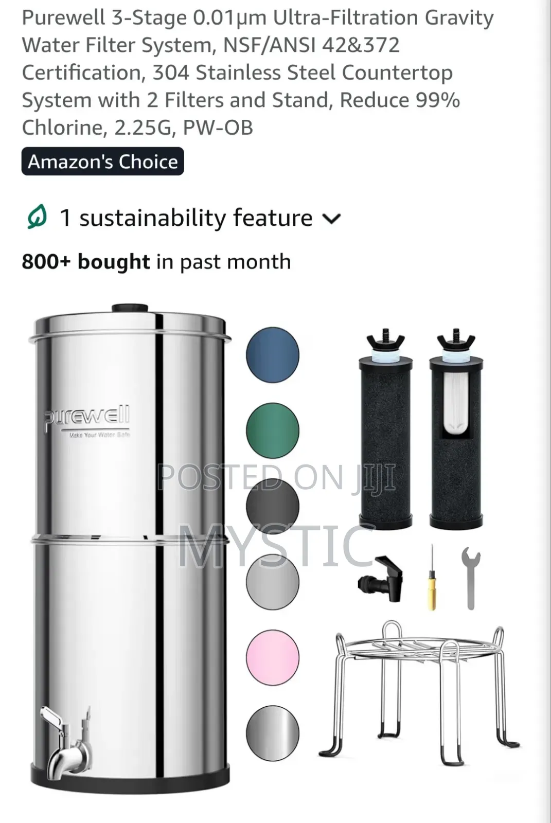 Table Top Water Filter