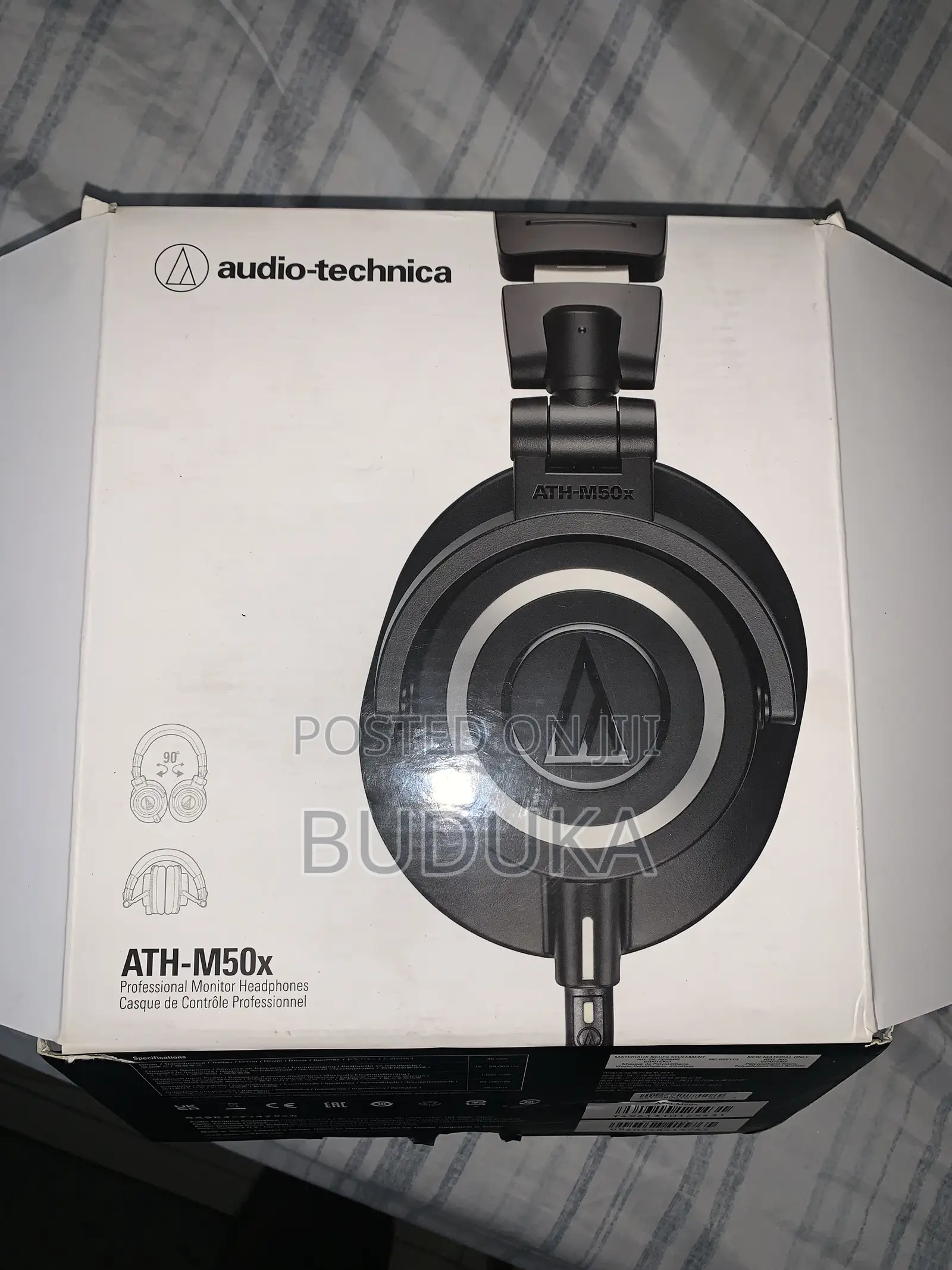 Audio Technica Ath-M50x Studio Monitoring Headphones