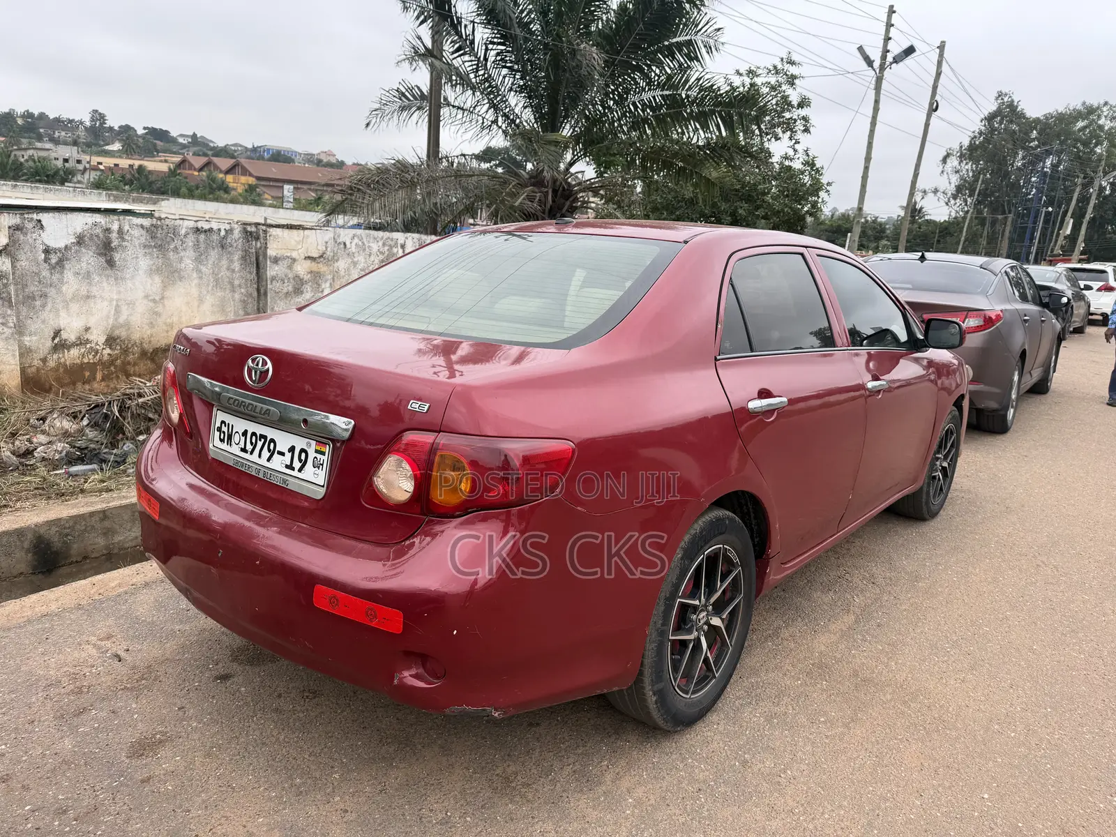 Toyota Corolla 2009 Burgundy