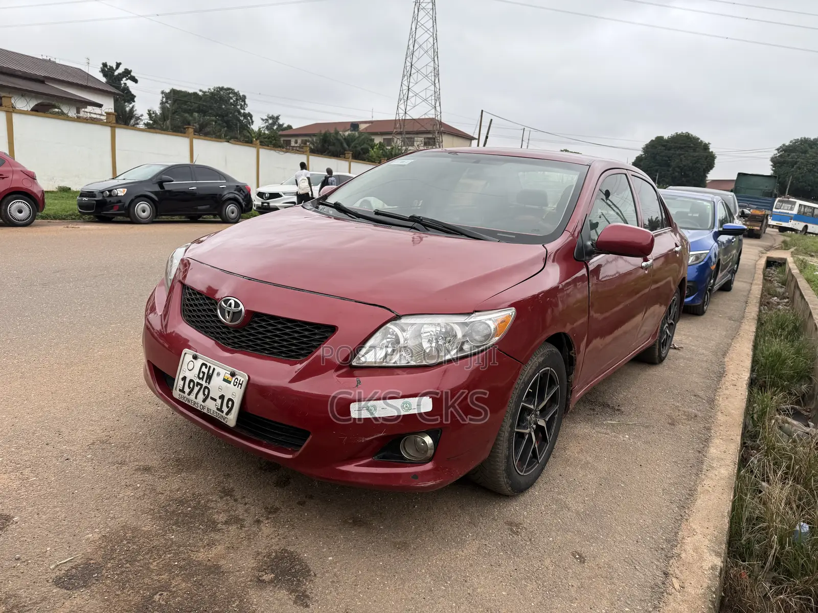 Toyota Corolla 2009 Burgundy
