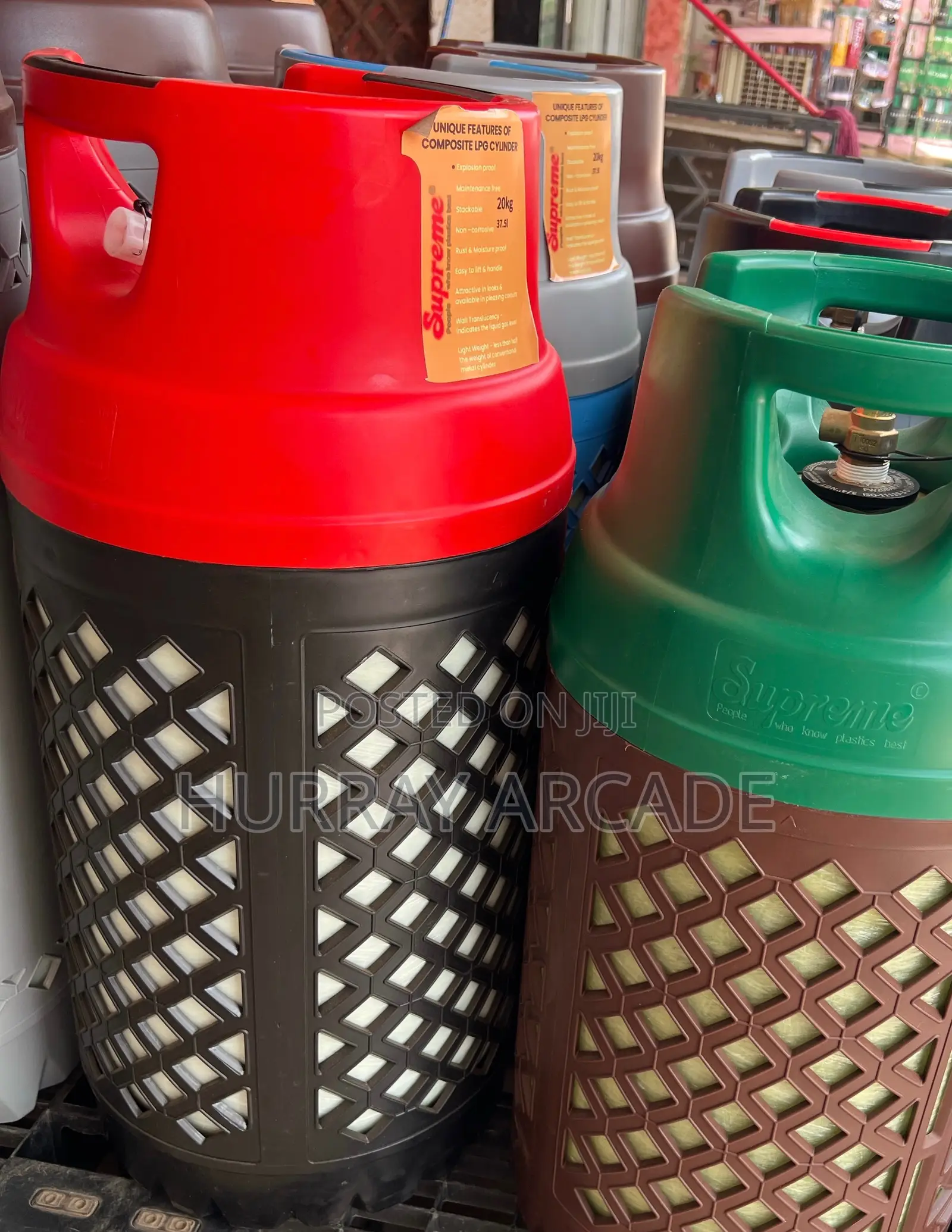 Supreme Composite Gas Cylinder 13kg - 27.5 Litres