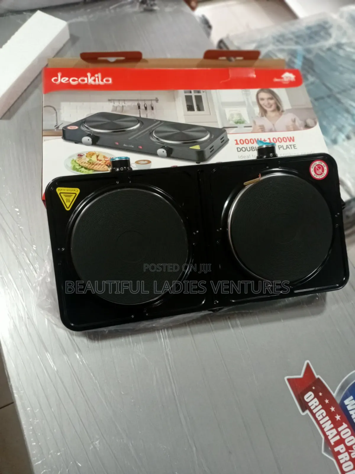 Decakila Electric Double Burner – Durable Efficient