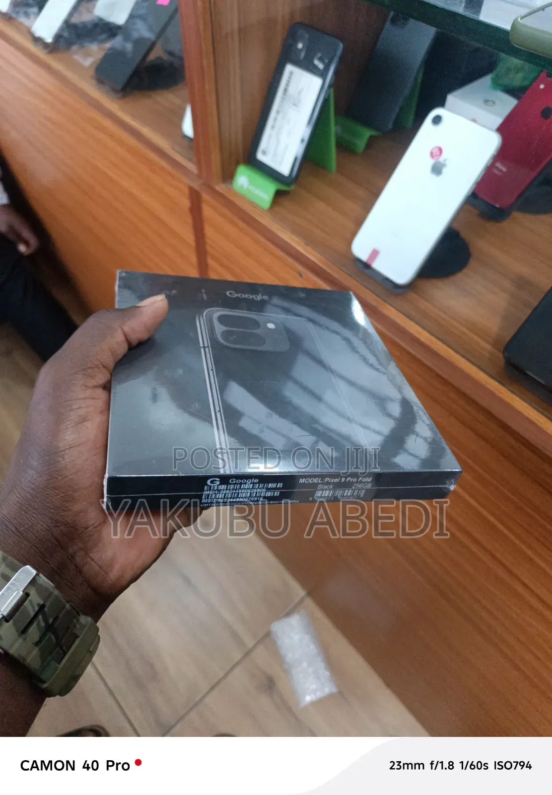 New Google Pixel 9 Pro Fold 256 GB Black