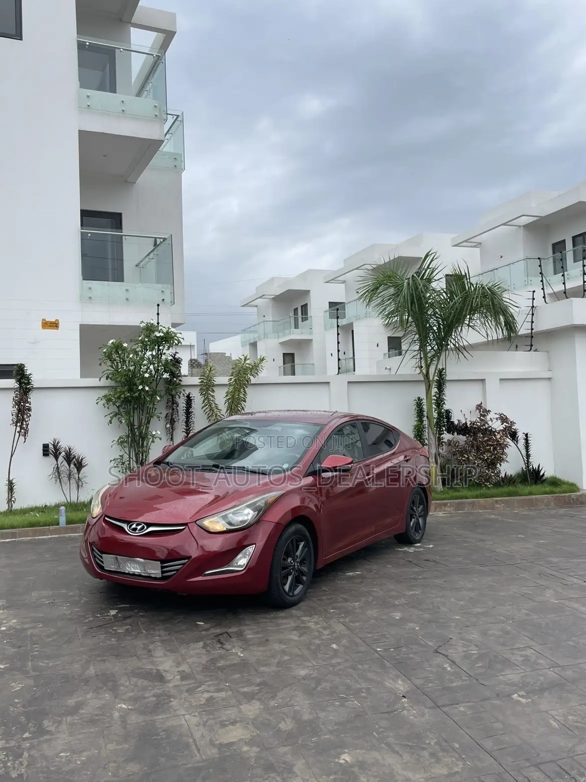 Hyundai Elantra 2013 Red