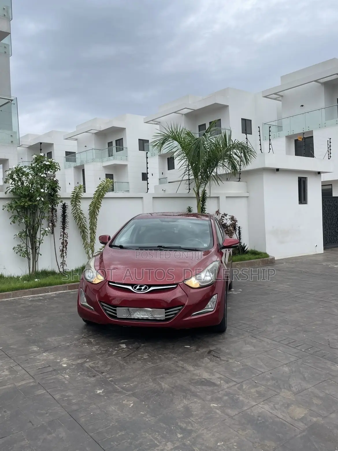 Hyundai Elantra 2013 Red