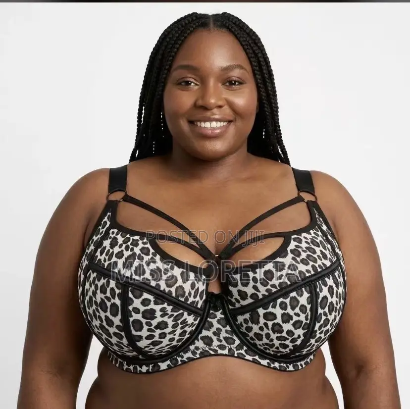 Animal Print Minimize/Harness Bra